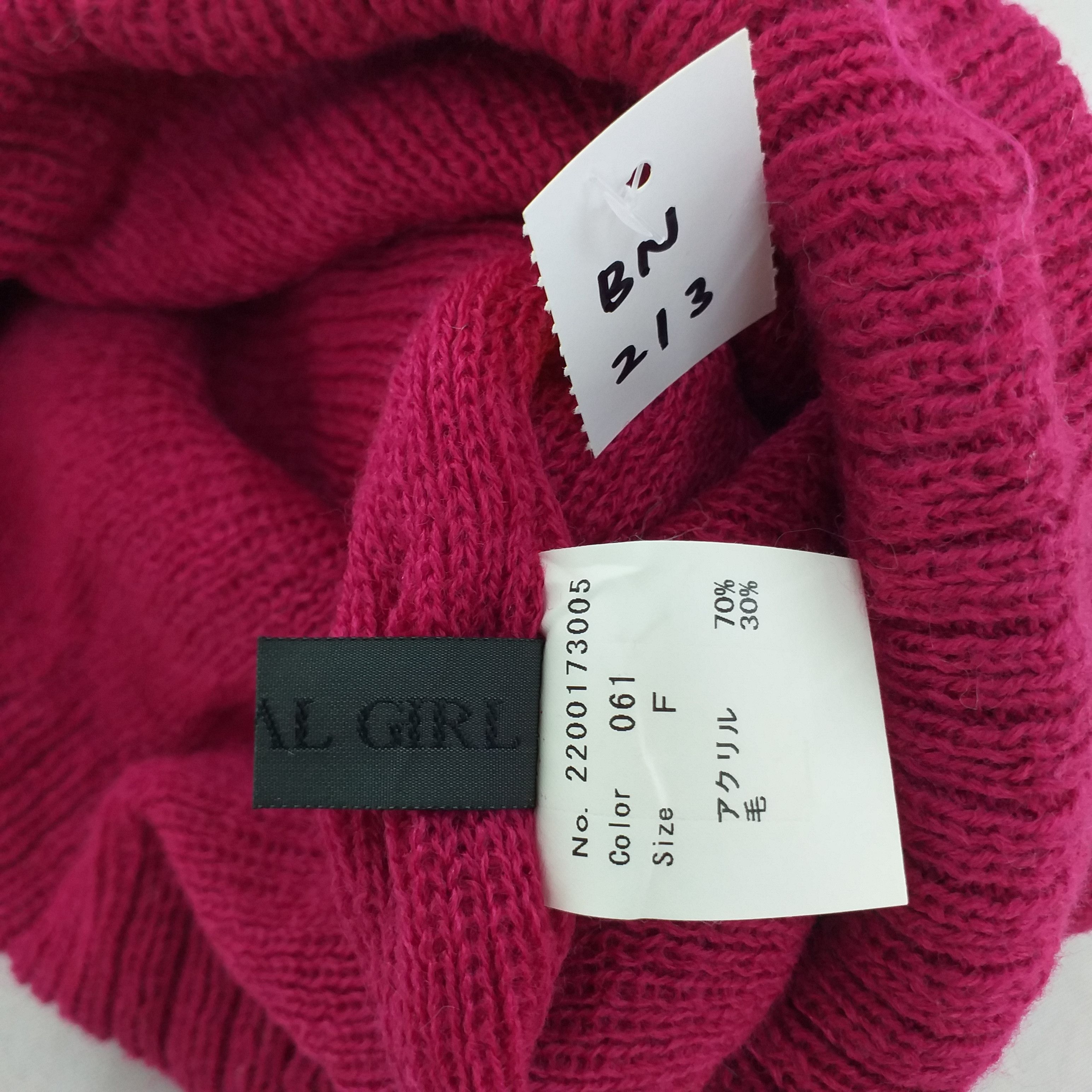 Japanese Brand Material Girl Snow Cap Hat Beanie -BN213 Size ONE SIZE - 5 Thumbnail
