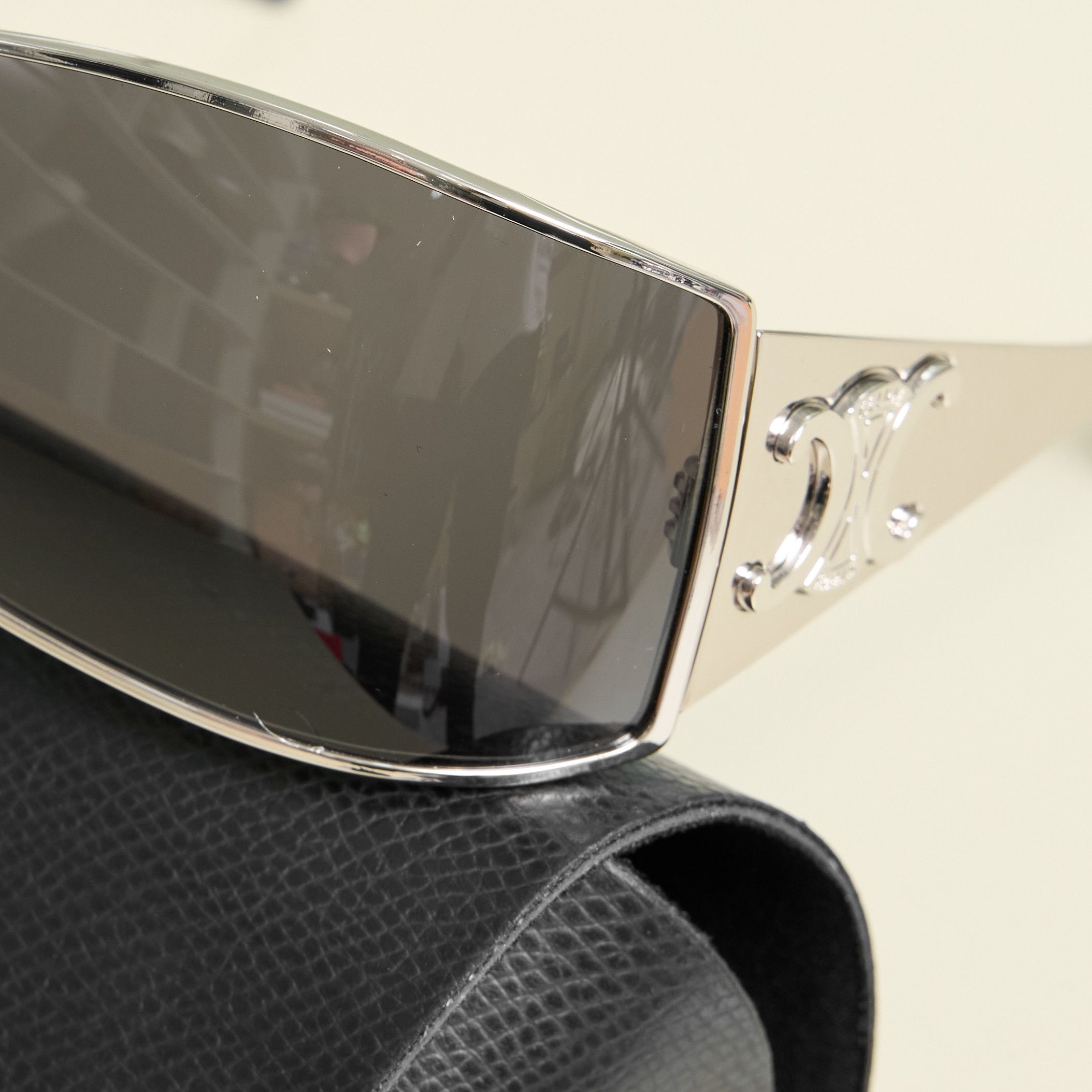 Celine CELINE Triomphe Metal Sunglasses Size ONE SIZE - 3 Thumbnail
