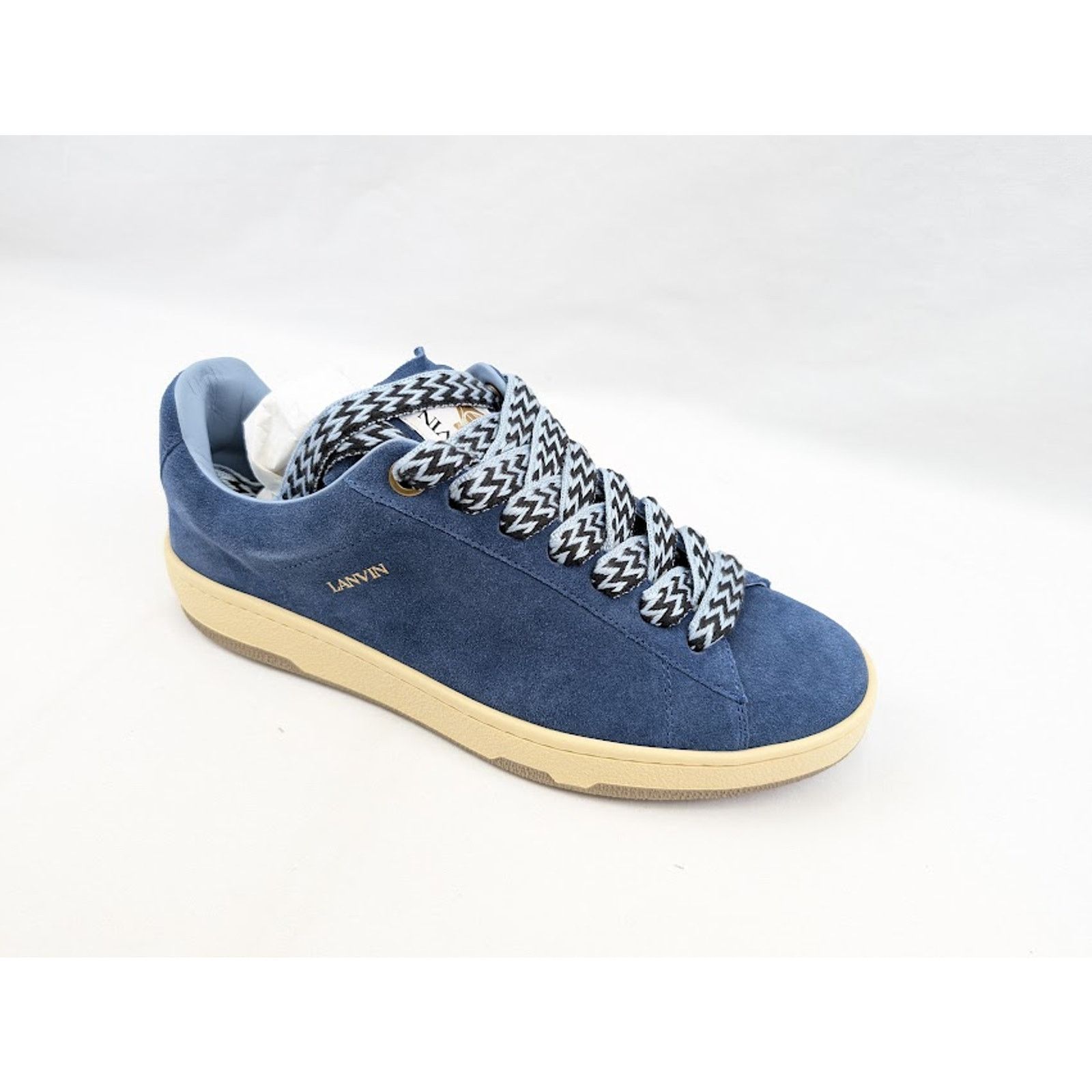 Lanvin o1rshd1 Curb Lite Low-Top Sneakers in Cornflower Size US 11 / EU 44 - 2 Thumbnail