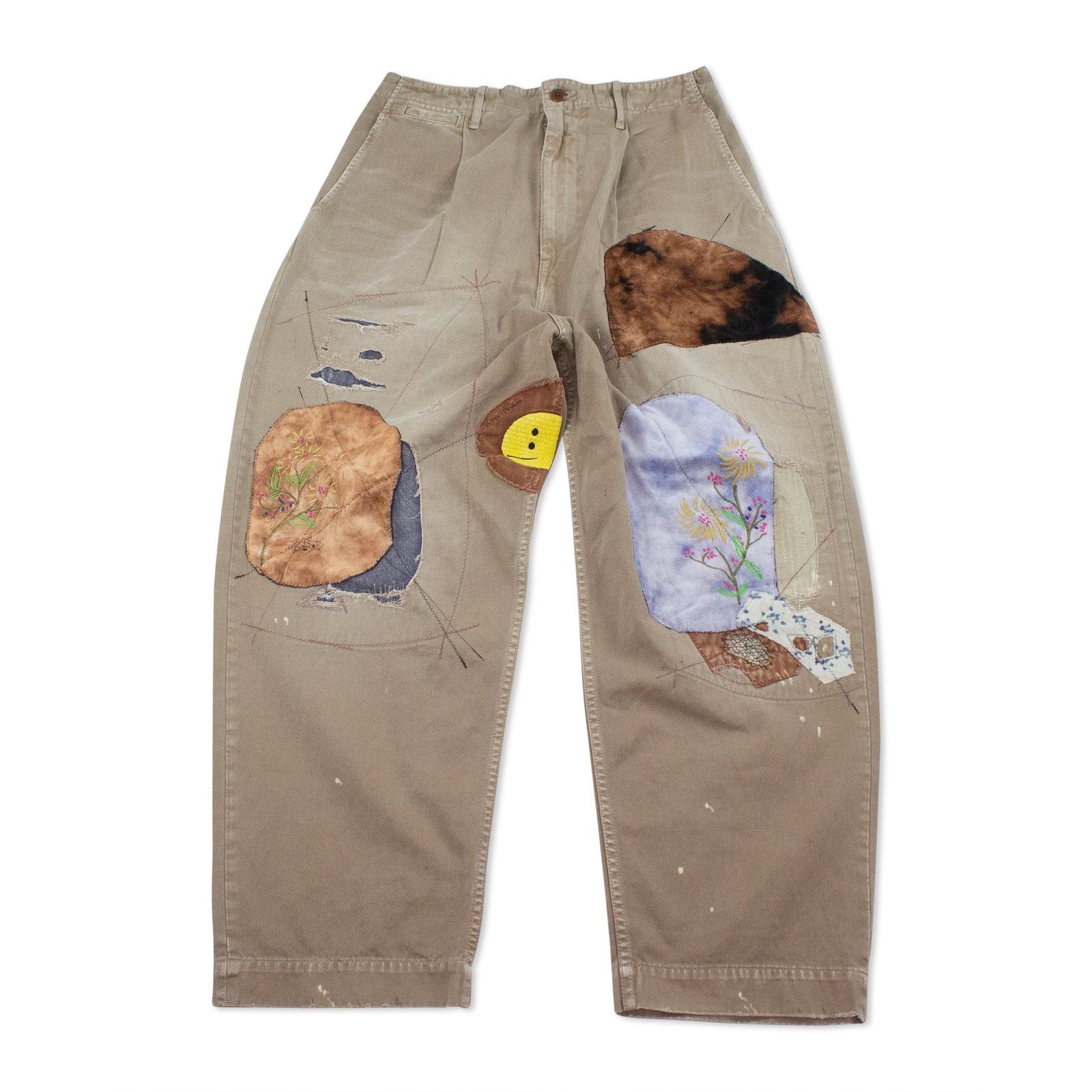 Kapital Katsuragi High Waist Nime Pants (Gypsy Patch Remake)