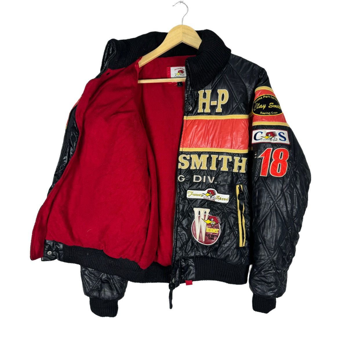 Other 🔥CLAY SMITH RACING CREW MOONEYES PUFFER JACKET Size US L / EU 52-54 / 3 - 8 Thumbnail