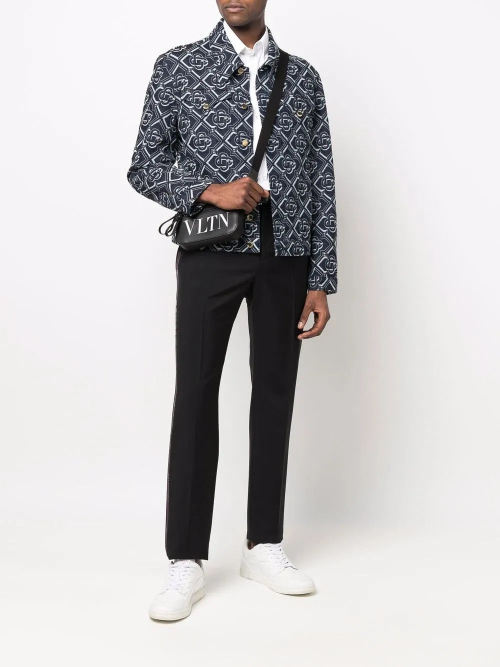 Valentino o1y0525 Casual Pant in Black Size US 34 / EU 50 - 5 Thumbnail
