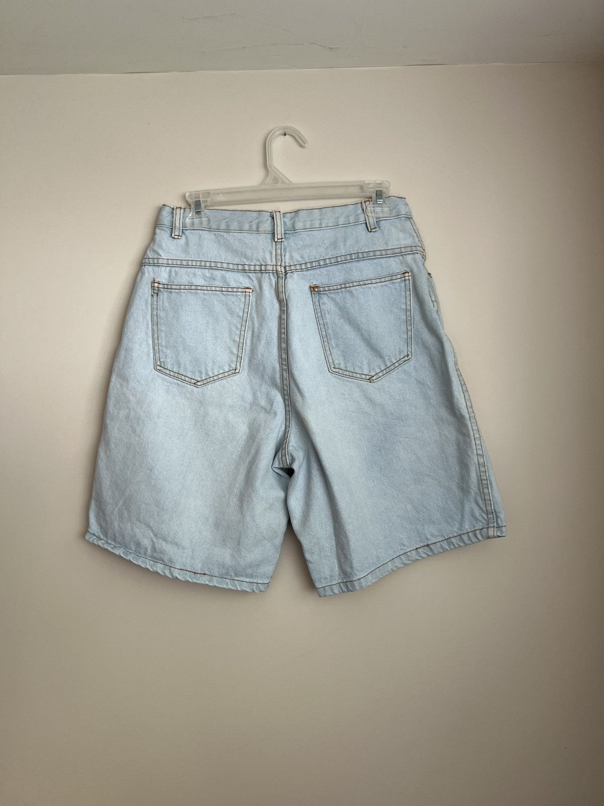 Vintage 90s Light Wash Denim Jorts Grailed