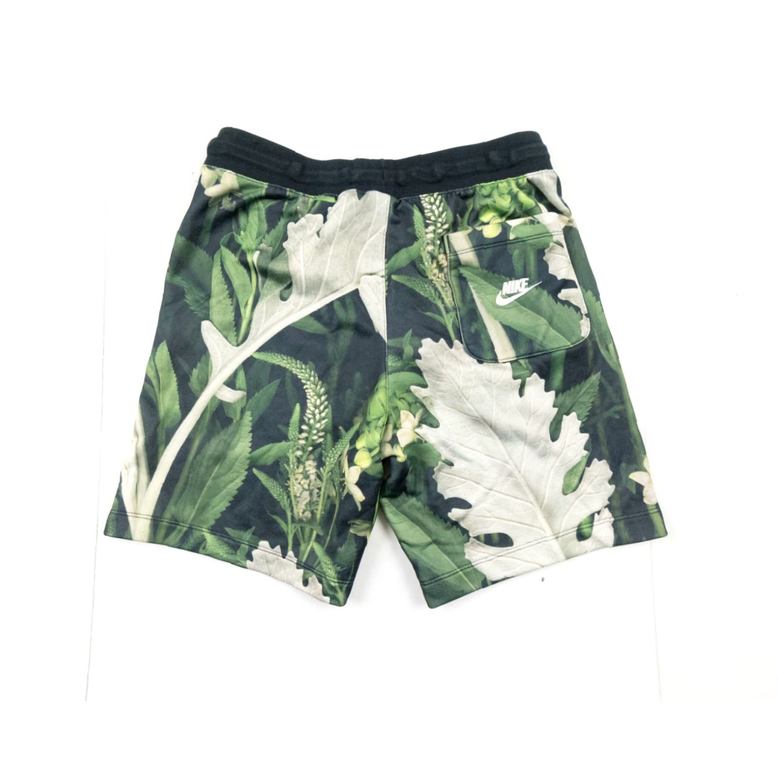 Nike Nike Shorts Mens Small Green JDI Alumni Floral Plants Sweats Adult Casual Active Size US 29 - 5 Thumbnail