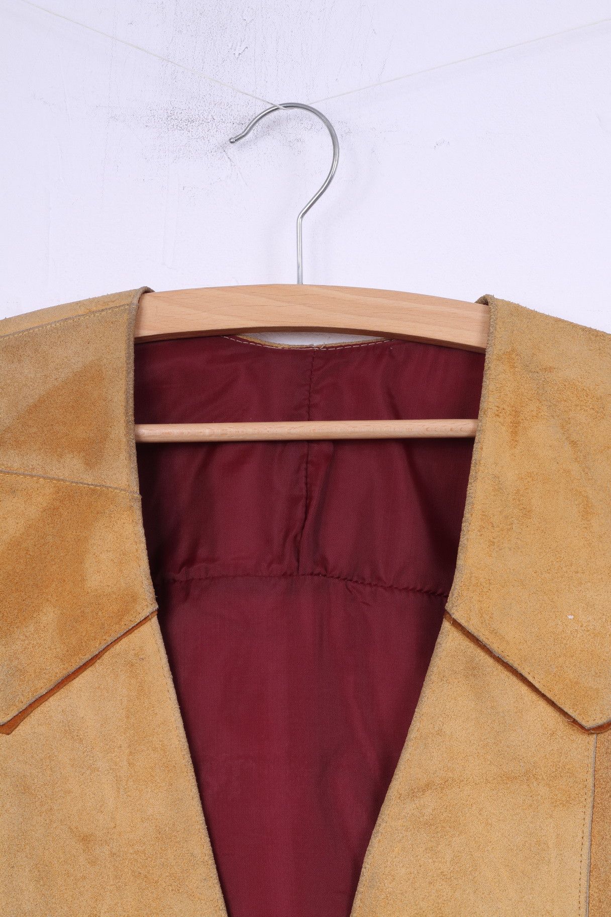 Vintage Vintage Women M Vest Patchwork Leather Suede 1094 Size M / US 6-8 / IT 42-44 - 4 Thumbnail