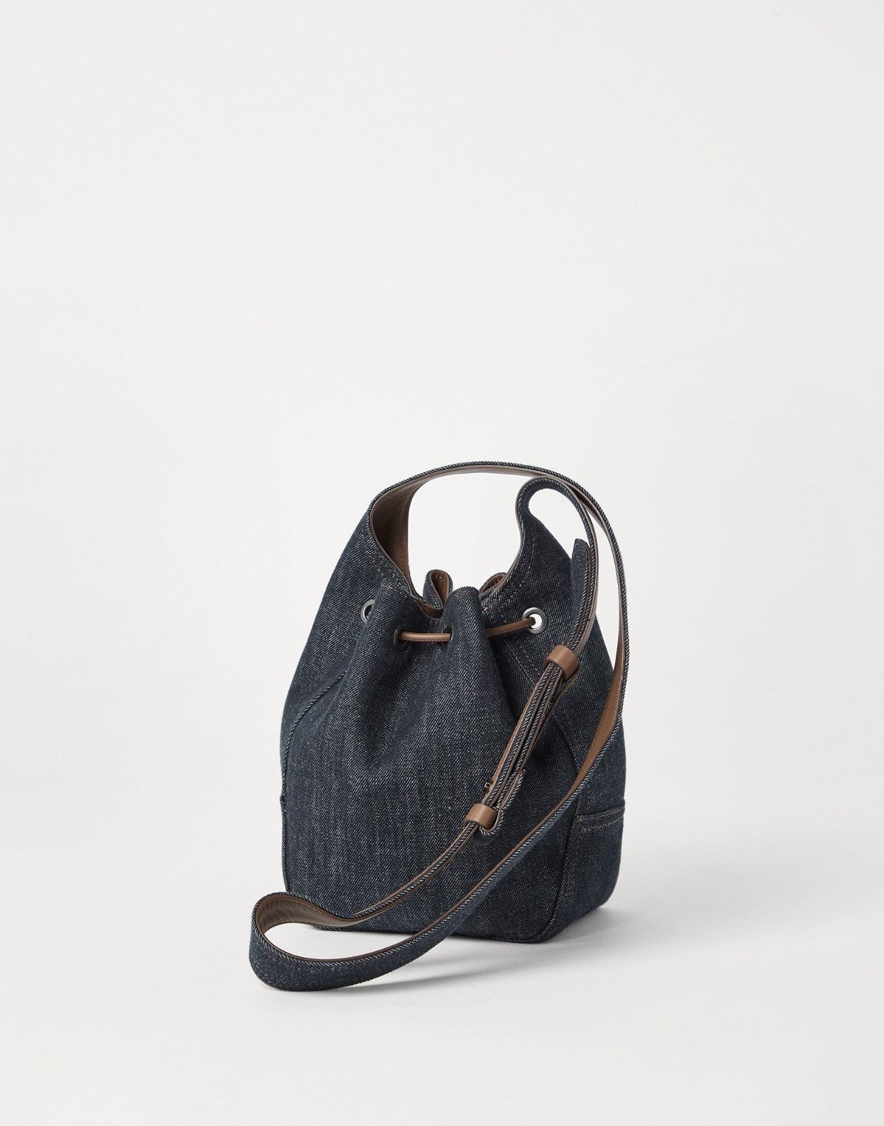 Brunello Cucinelli o1la1rc1a0326 Size: OS / Shoulder Strap Bag in Blue Size ONE SIZE - 1 Thumbnail