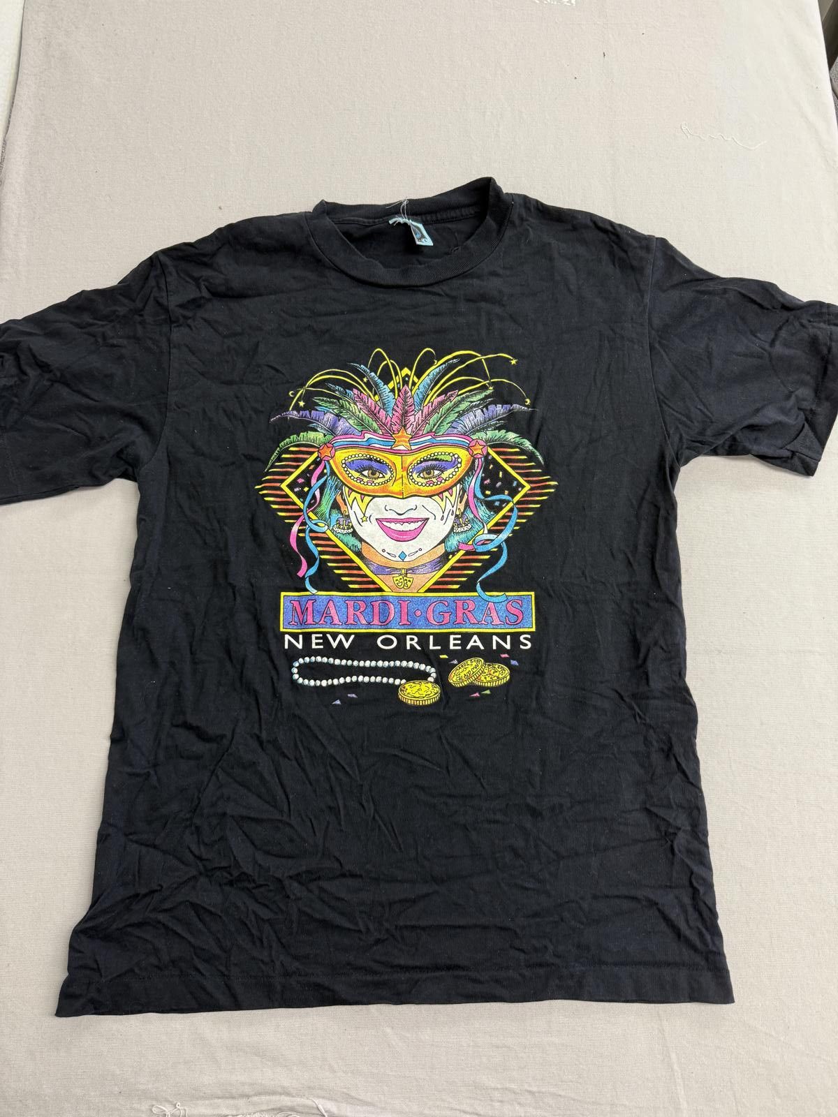 Other Vintage Mardi Gras T-sirt mask & Beads Tee - L Size US L / EU 52-54 / 3 - 1 Thumbnail