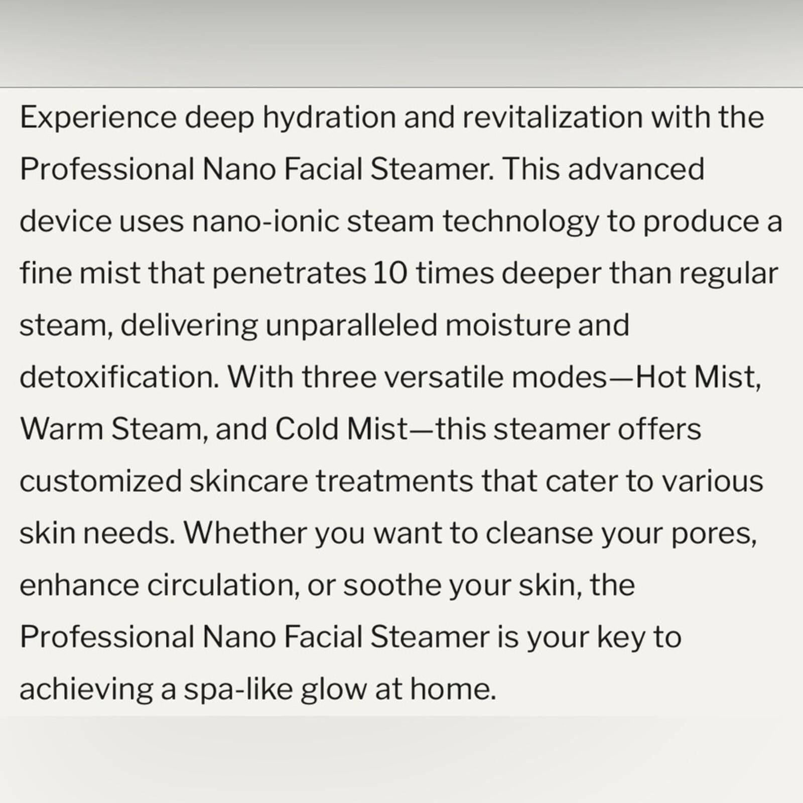 Other MAVIAN / Nano Facial Steamer / Gold Detail / NIB Size ONE SIZE - 10 Thumbnail