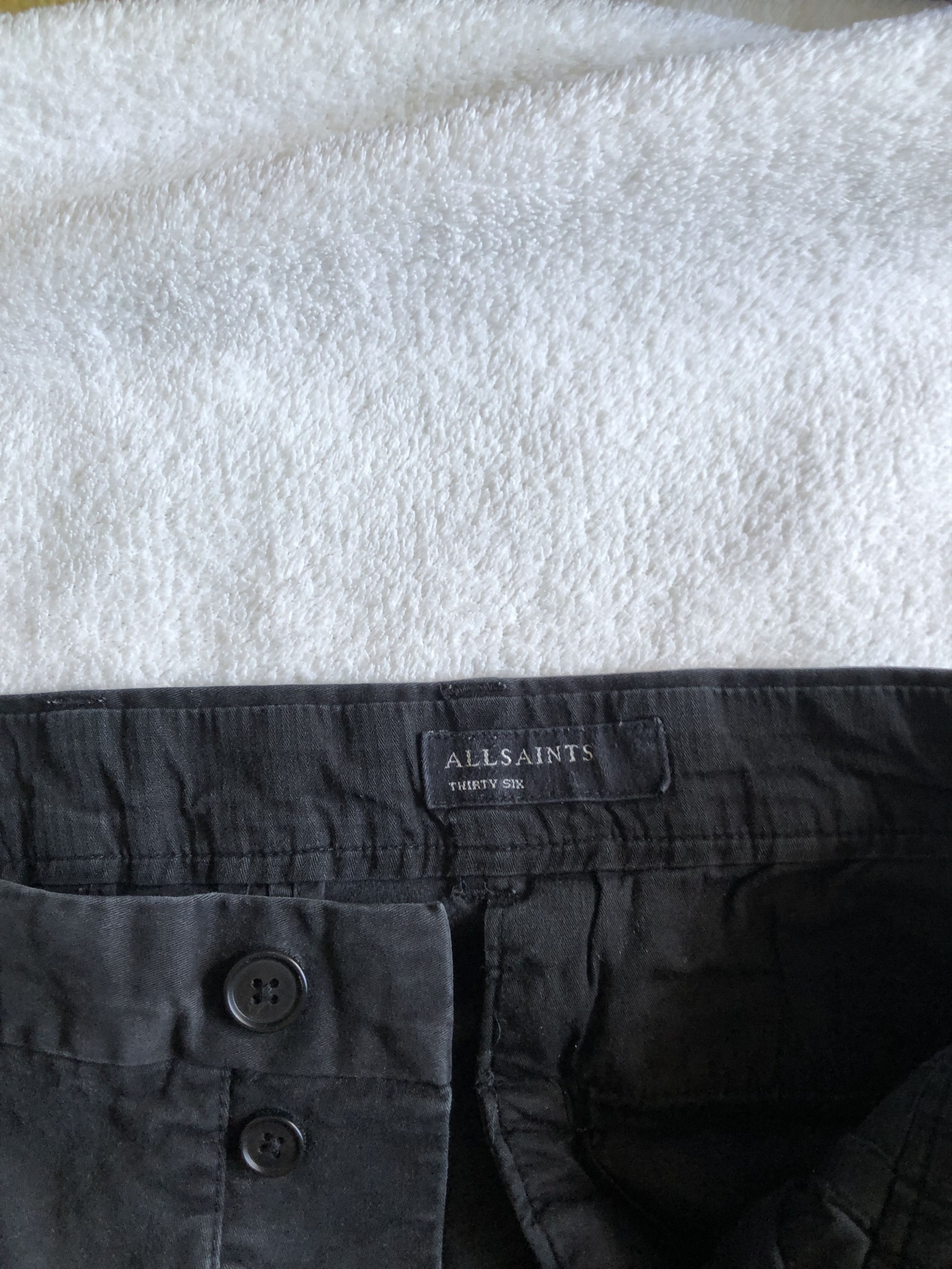 Allsaints Black chino trausers, size36 Size US 28 / EU 44 - 3 Thumbnail