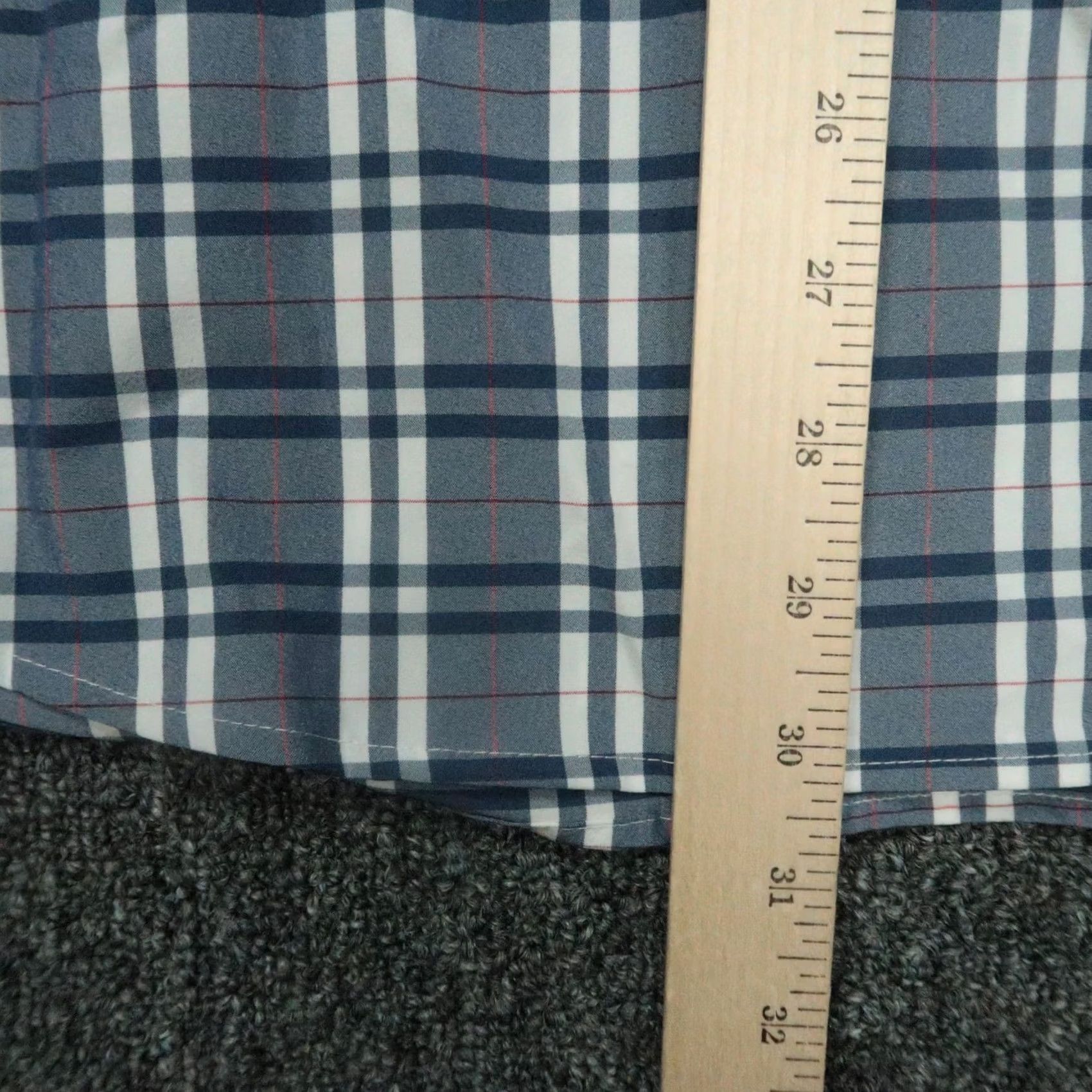 Mizzen+Main Mizzen+Main Shirt Mens Medium Blue White Plaid Long Sleeve NWT Leeward Stretch Adjusted for Search Size US M / EU 48-50 / 2 - 7 Thumbnail