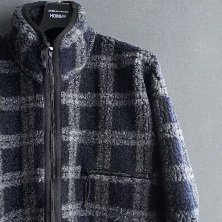 Comme des Garcons Homme NWT 25AW COMME des GARCONS HOMME Wool Fleece Jacket Check S Size US S / EU 44-46 / 1 - 5 Thumbnail