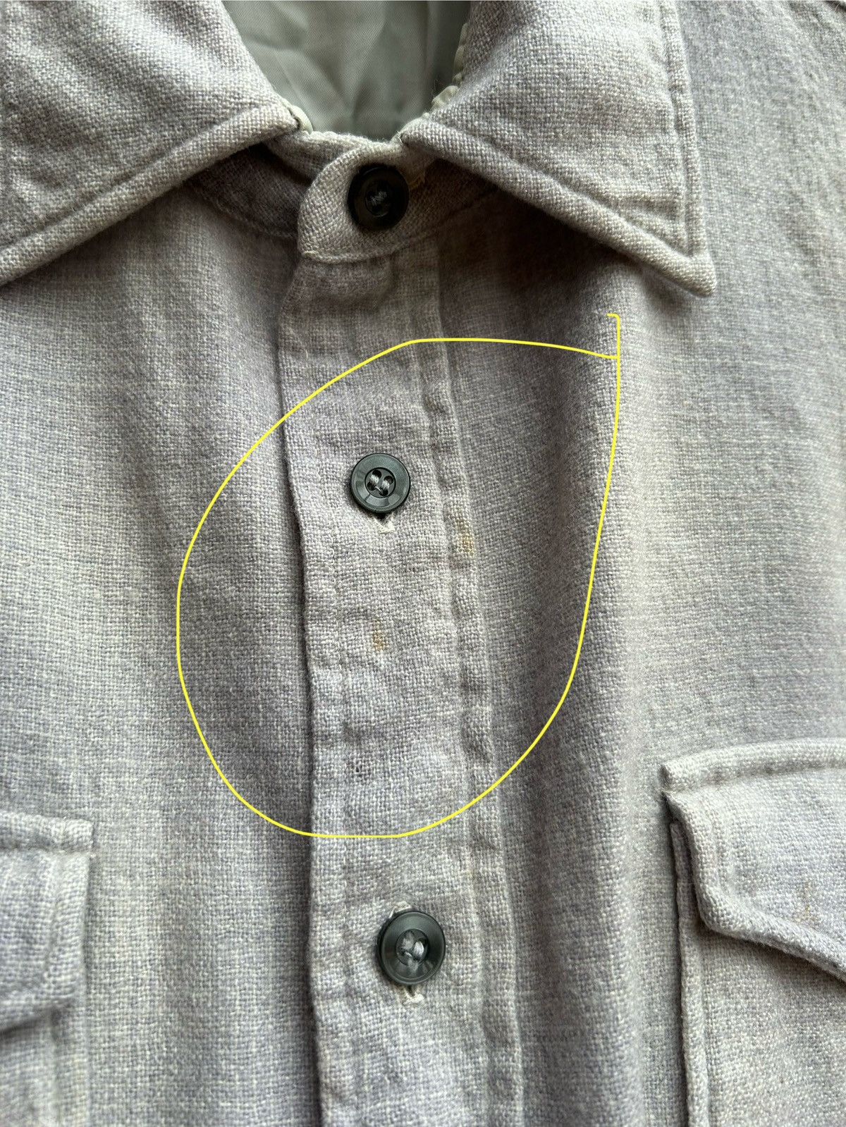 Pendleton 50s Pendleton Grey Wool Flannel Shirt Light-Colored Check Size US M / EU 48-50 / 2 - 16 Thumbnail