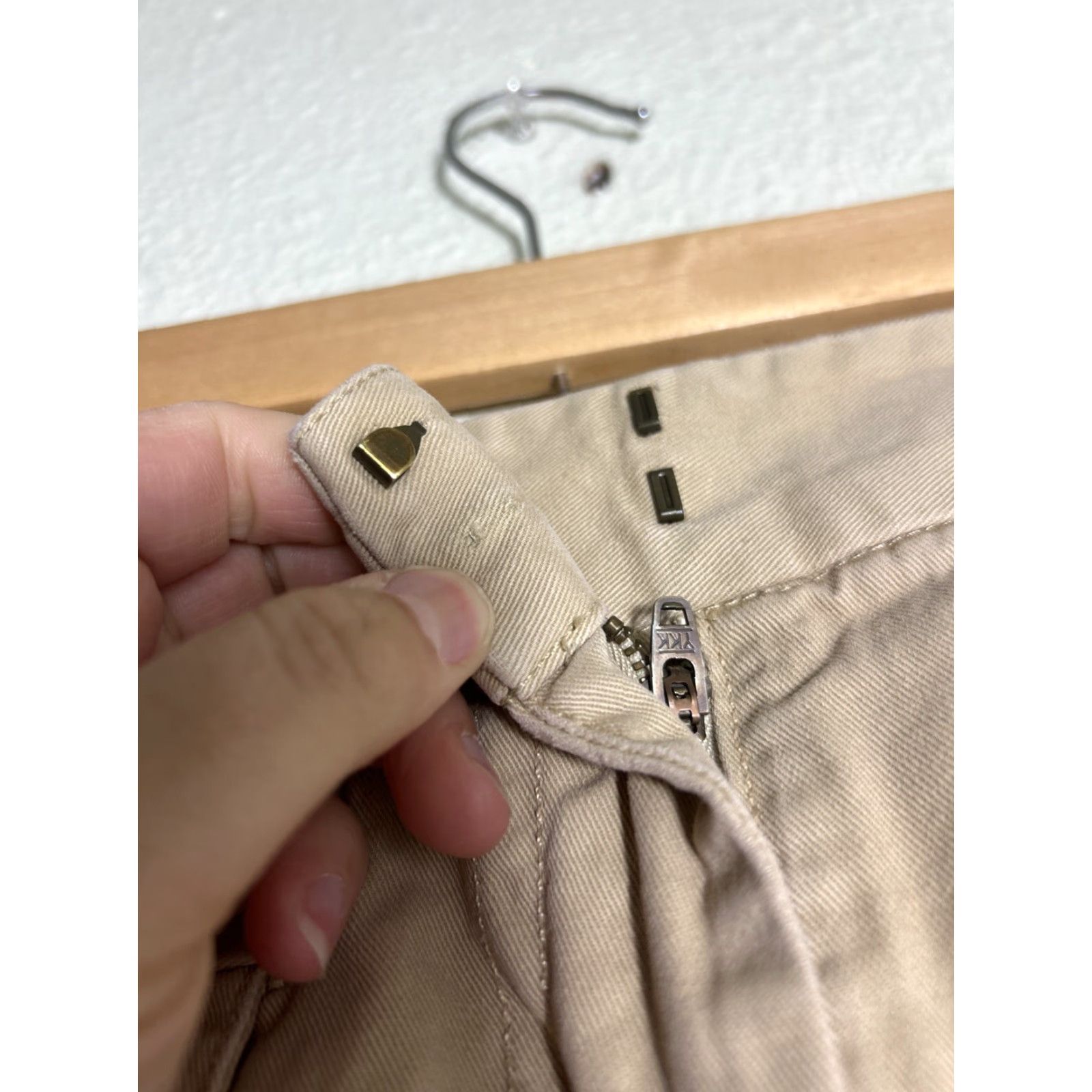 J.Crew J.CREW Skirt Women Regular Size 10 Beige Cotton Mini Short 32x16 Flaw Clasp Missing Size 32" / US 10 / IT 46 - 5 Thumbnail