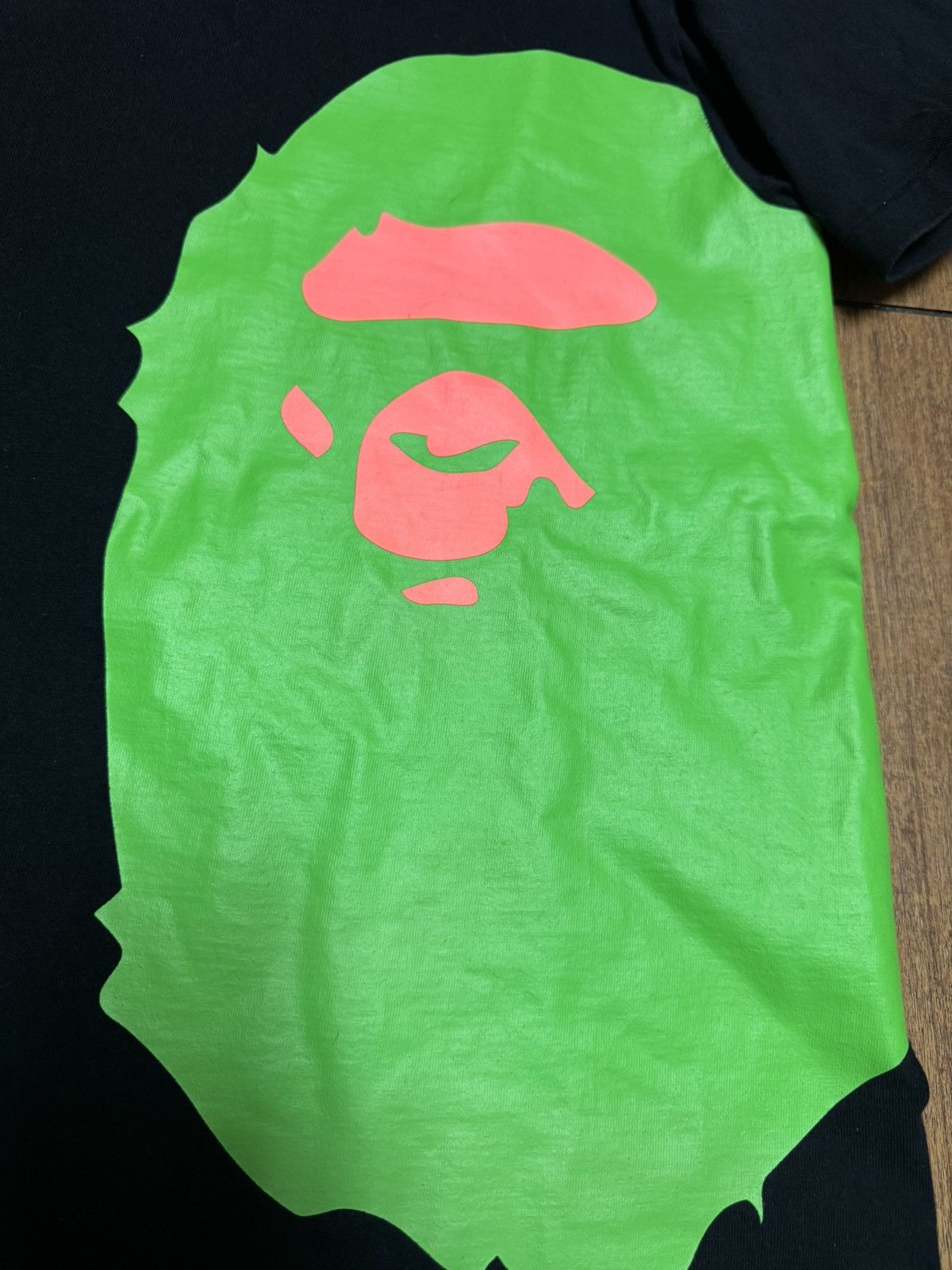 Bape Neon Side Big Ape Head Tee Size US XXL / EU 58 / 5 - 3 Thumbnail