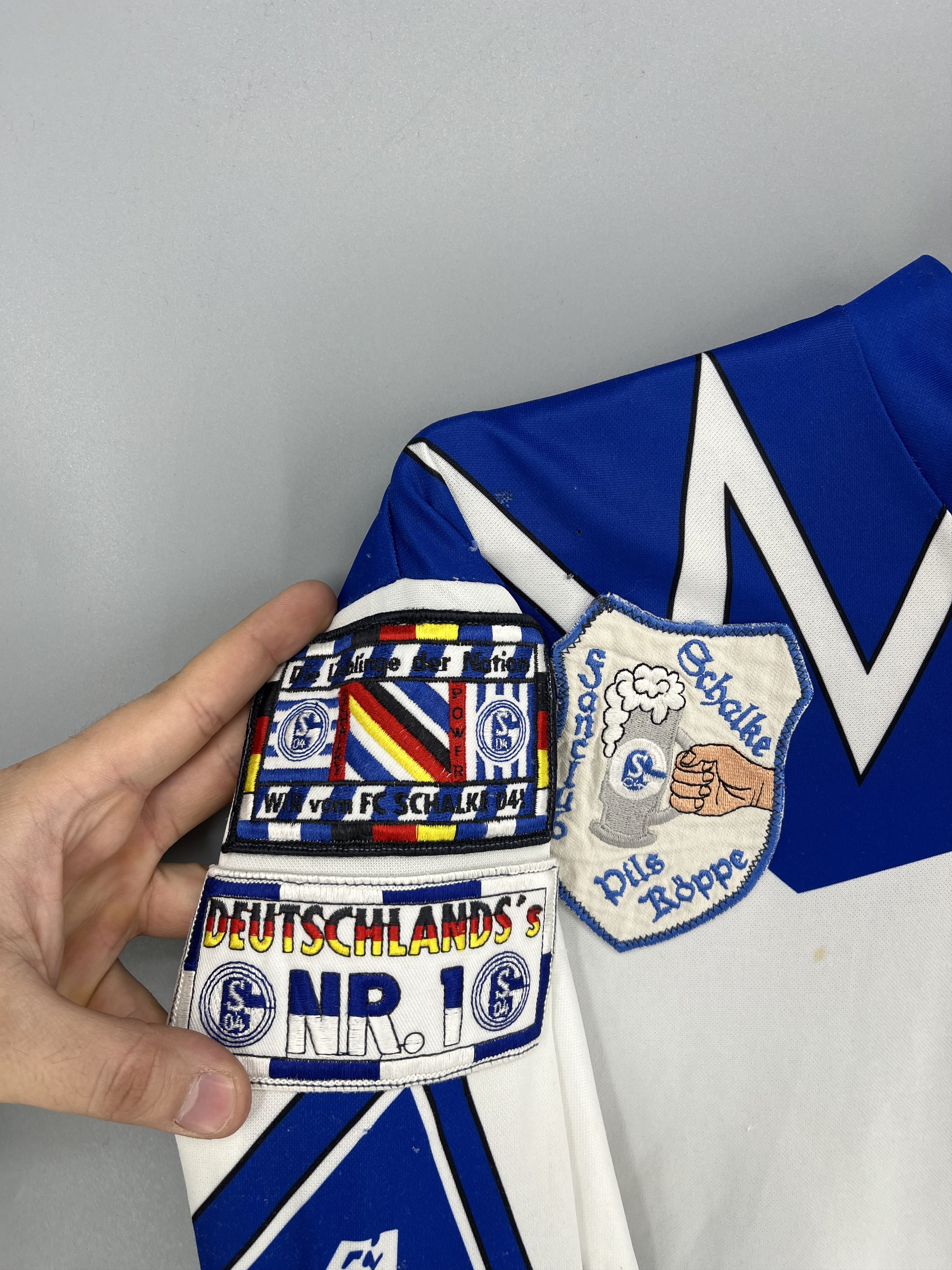 Vintage 90s Schalke 04 Masita XL Long Sleeve Fan Shirt Patched Size US XL / EU 56 / 4 - 6 Thumbnail