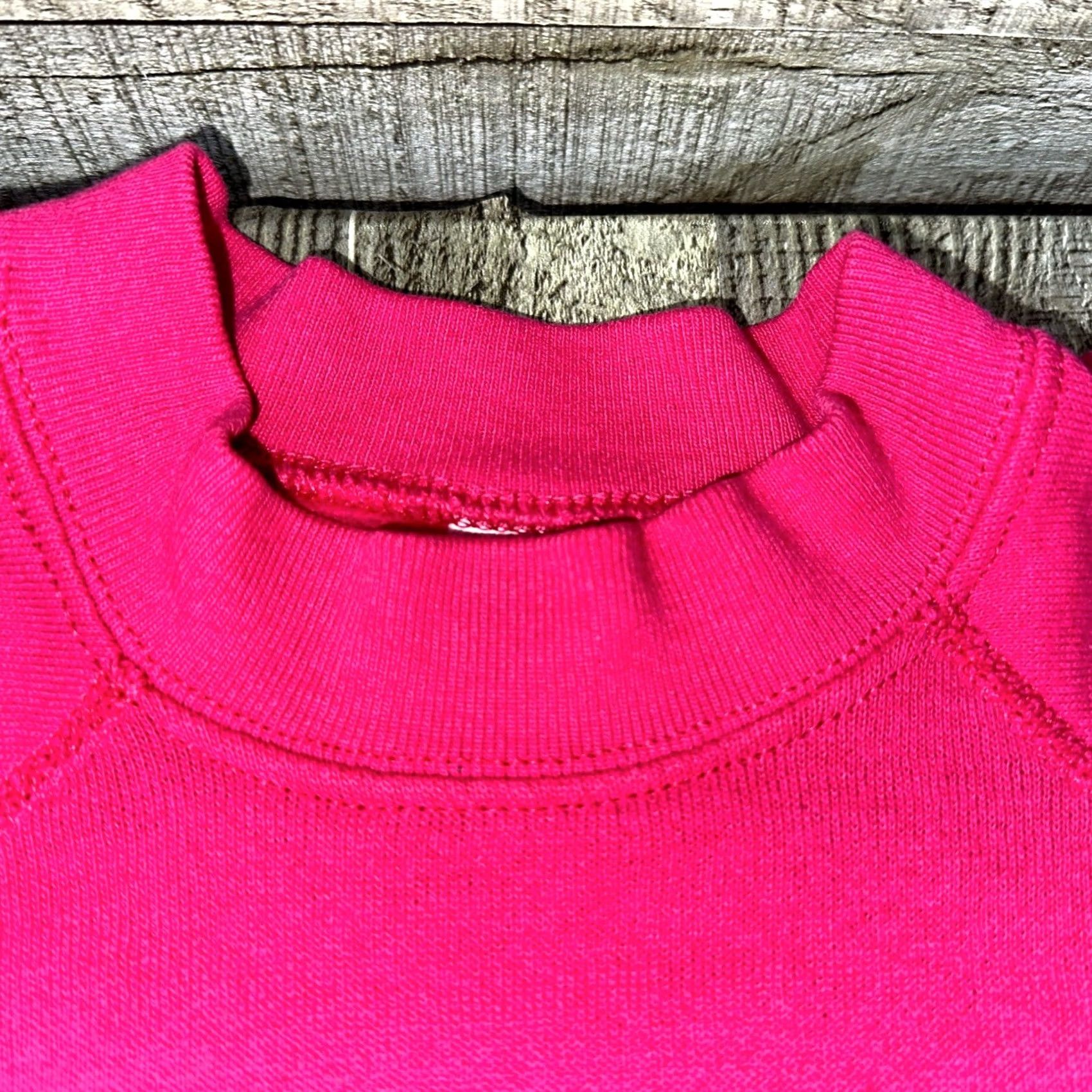 Tultex VINTAGE Tultex Sweatshirt Women XL Pink USA Crew Neck Pullover Blank Shirts? Size XL / US 12-14 / IT 48-50 - 2 Thumbnail