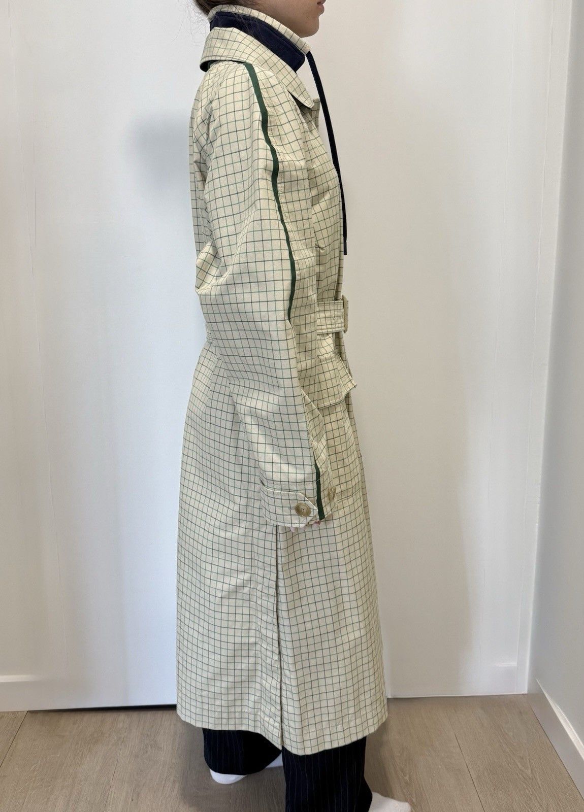 Lacoste Lacoste Trench Coat Jacket Womens Checked size 38 Size XS / US 0-2 / IT 36-38 - 10 Thumbnail