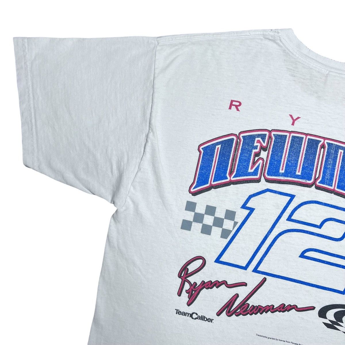 NASCAR Y2K Nascar Ryan Newman Dodge Mobil Double Sided Graphic Tee Size US XL / EU 56 / 4 - 11 Thumbnail