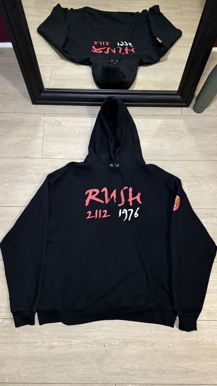 Champion Vintage / Y2K Rush 2112 Band Merch Hoodie Size US XL / EU 56 / 4 - 2 Thumbnail