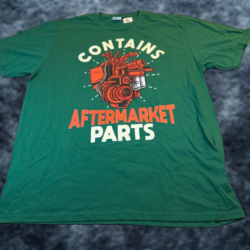 Port & Company Port & Company T-Shirt Mens XL Graphic Print Crew Neck Short Sleeve Cotton Blend Green Size US XL / EU 56 / 4 - 1 Thumbnail
