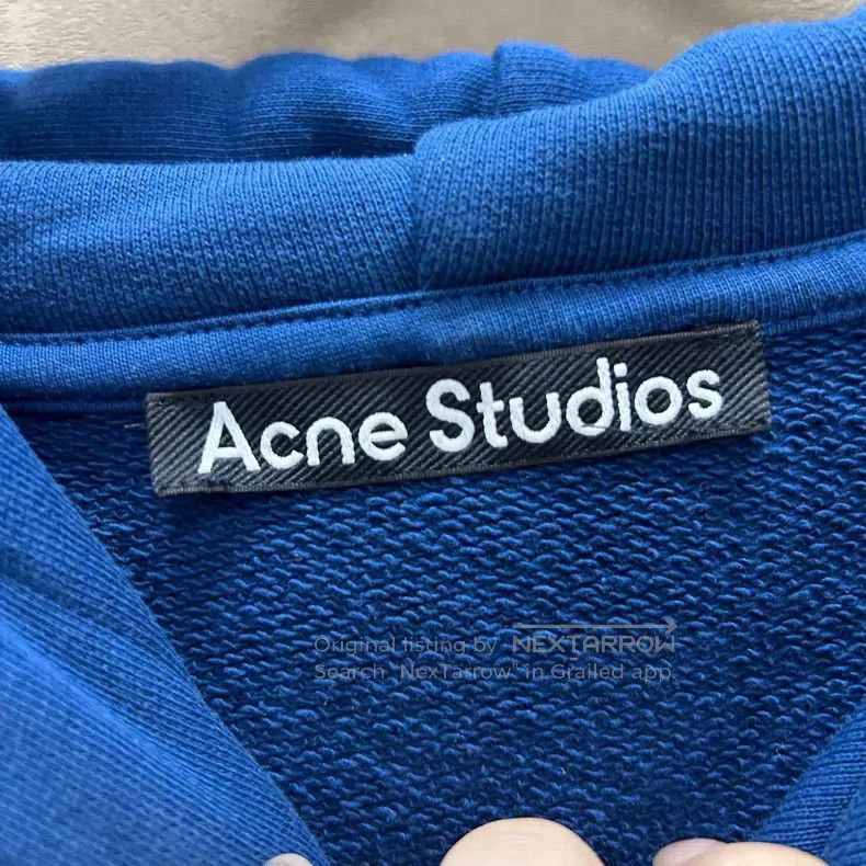 Acne Studios Acne Studios Smiley Embroidered Hooded Sweatshirt Size US S / EU 44-46 / 1 - 3 Thumbnail