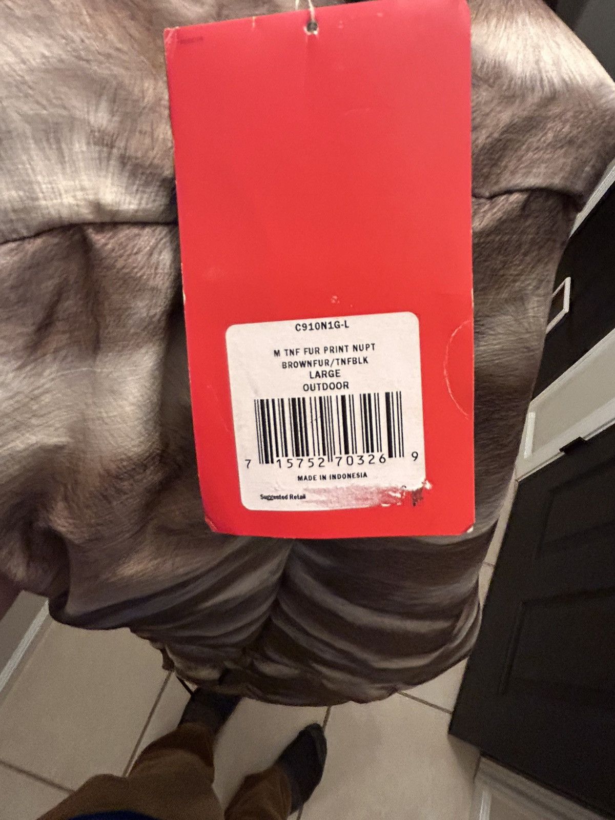 Supreme × The North Face SUPREME x THE NORTH FACE Fur Print Nuptse Vest Sz L FW13 Size US L / EU 52-54 / 3 - 22 Thumbnail