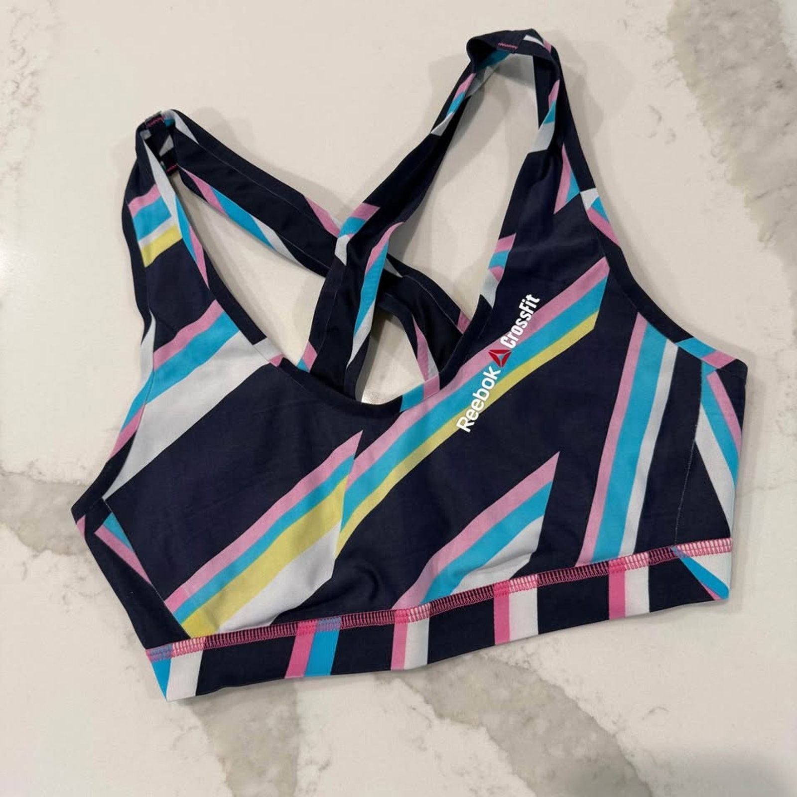 Reebok Reebok Reversible CrossFit Play-Dry Sports Bra Womens Small Size ONE SIZE - 1 Thumbnail