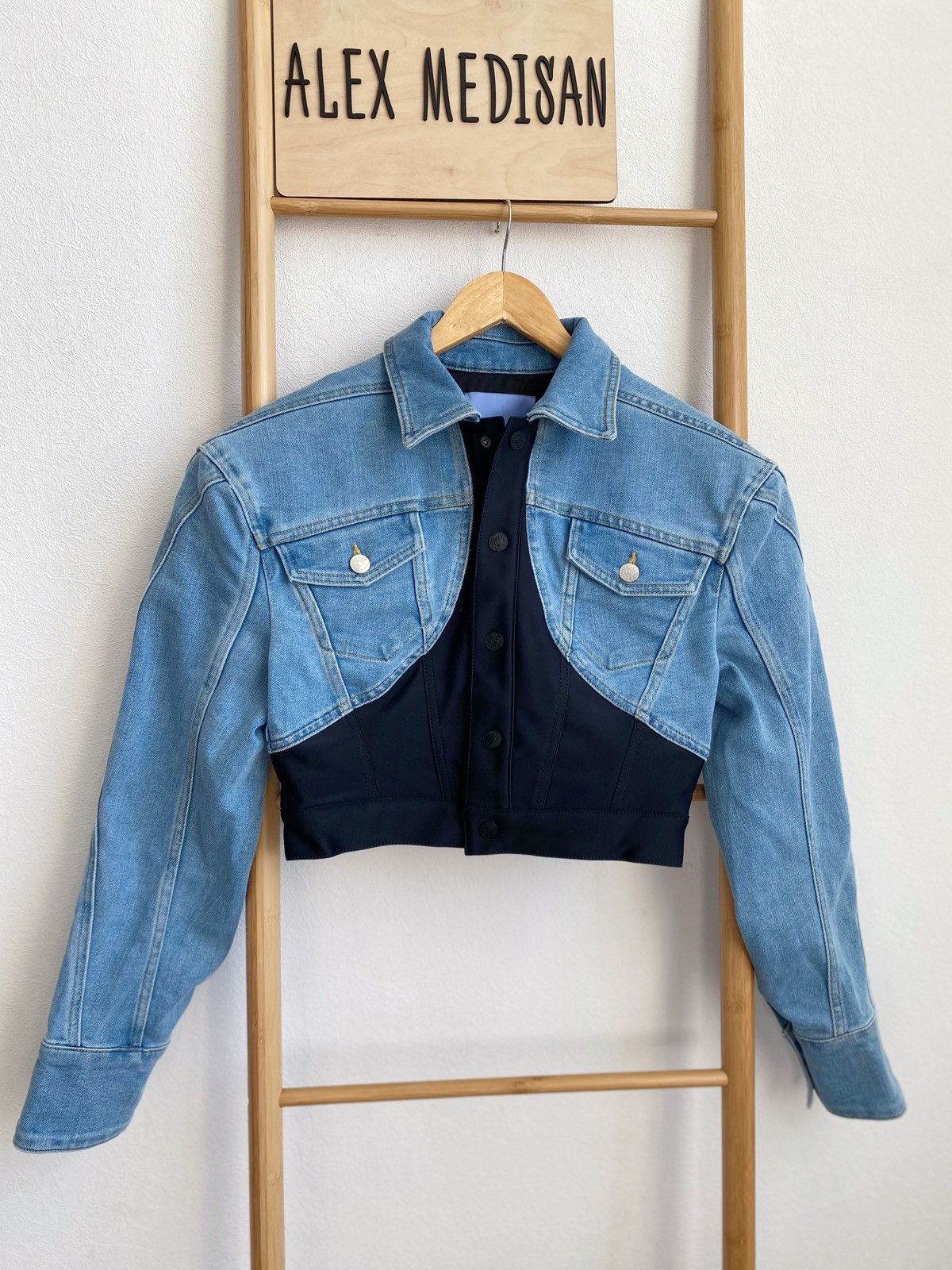 Mugler Mugler x H&M Women’s Denim Jacket Size S Size S / US 4 / IT 40 - 2 Thumbnail