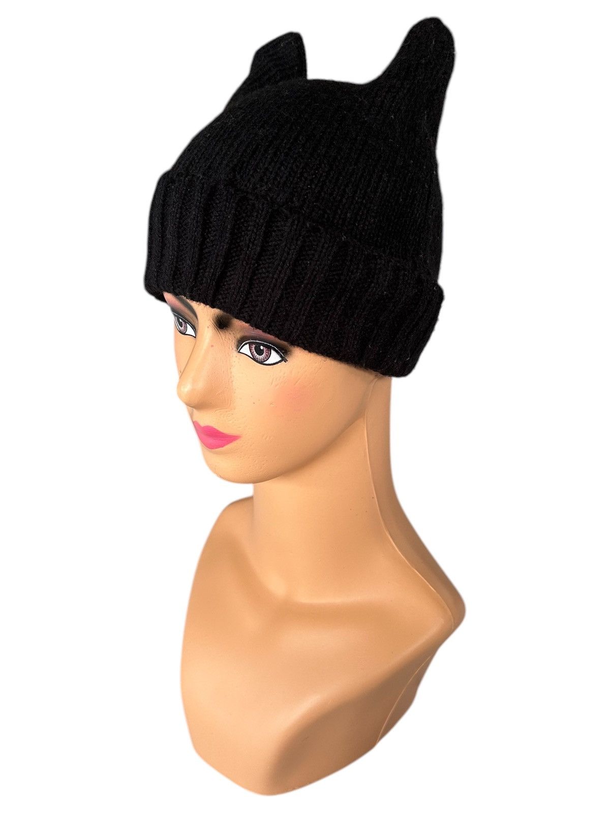 Japanese Brand × Kapital × Vintage Japanese Horn Devil Knitted Beanie Hats Size ONE SIZE - 1 Thumbnail