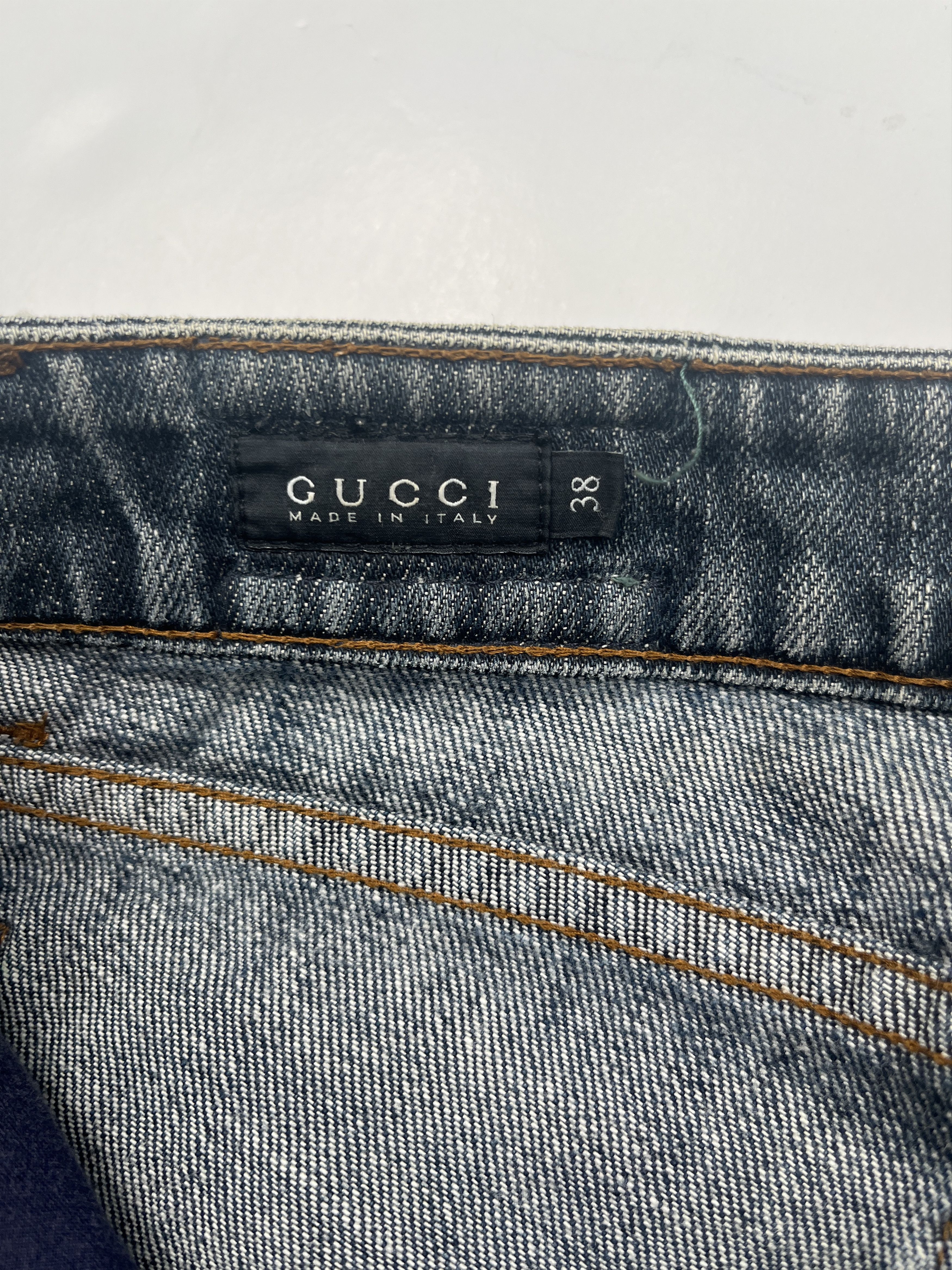 Gucci Gucci Blue Washed Jeans Size 26" / US 2 / IT 38 - 5 Thumbnail