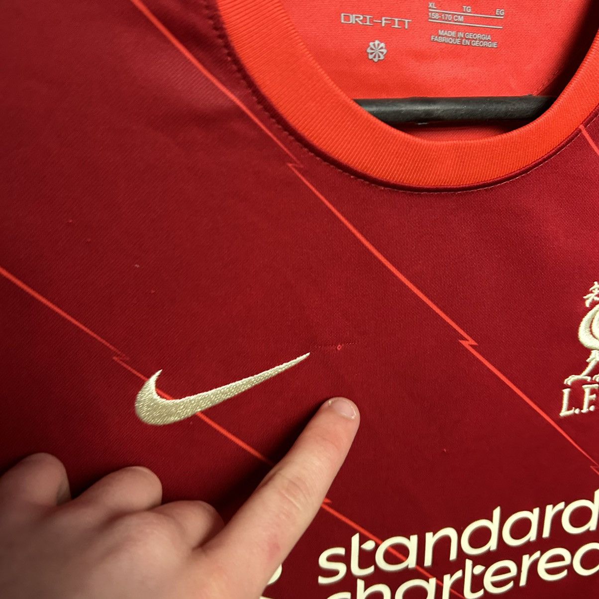 Nike Nike FC Liverpool 23 Luis Diaz 2019 home soccer jersey Size US S / EU 44-46 / 1 - 7 Thumbnail