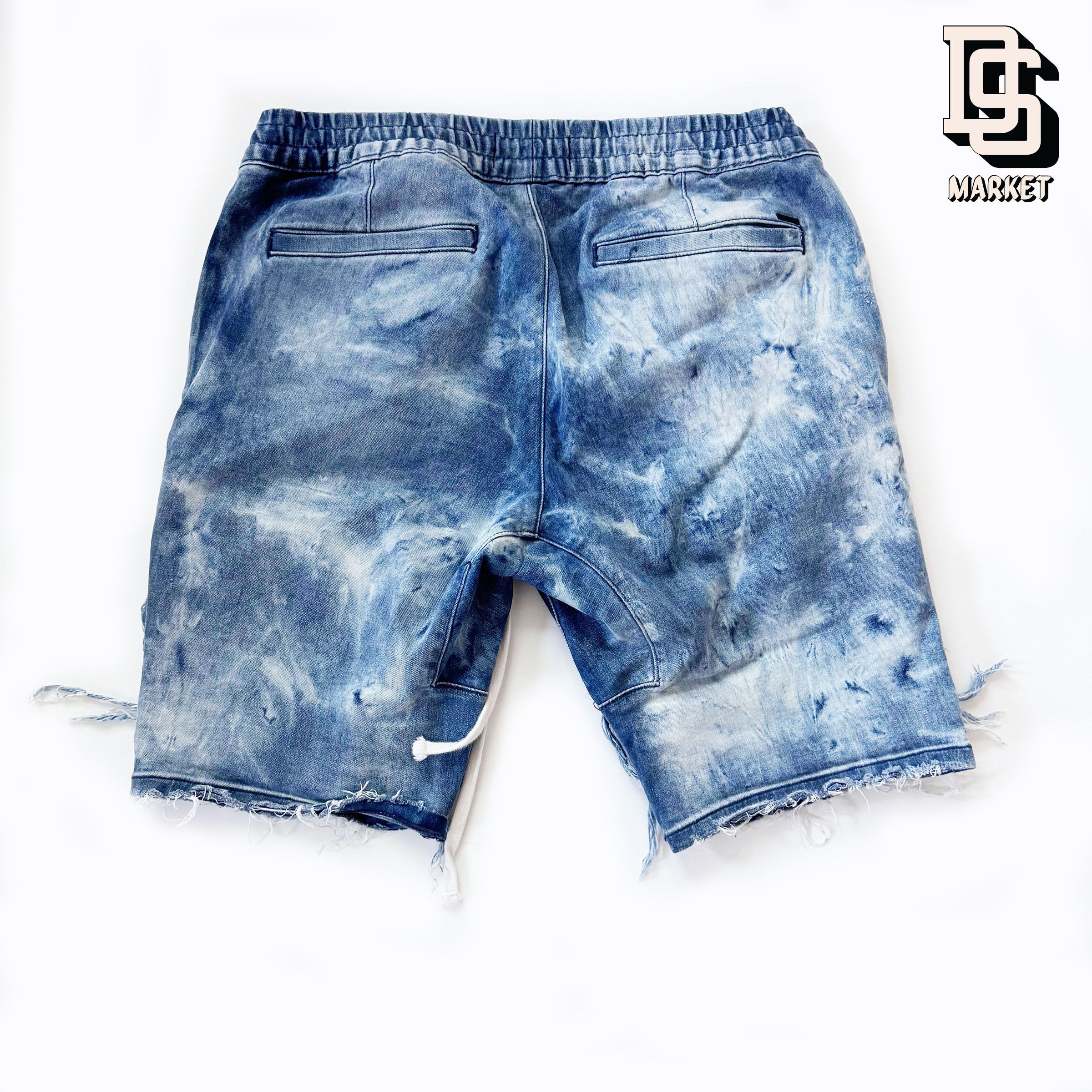 Pacsun PACSUN BIKER DENIM SHORT MEDIUM ACTIVE STRETCH SKINNY Size US 32 / EU 48 - 2 Thumbnail
