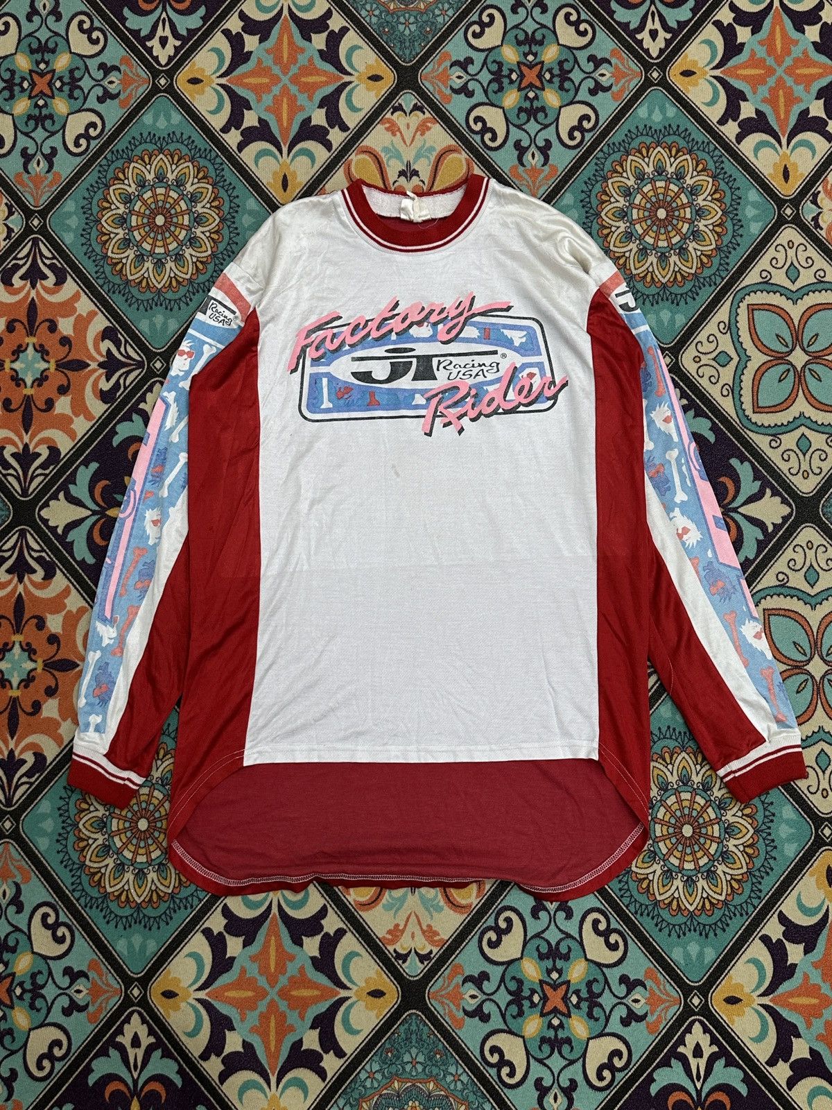 Fox Racing Vintage JT Racing Jersey L/S Shirt Size US L / EU 52-54 / 3 - 13 Thumbnail