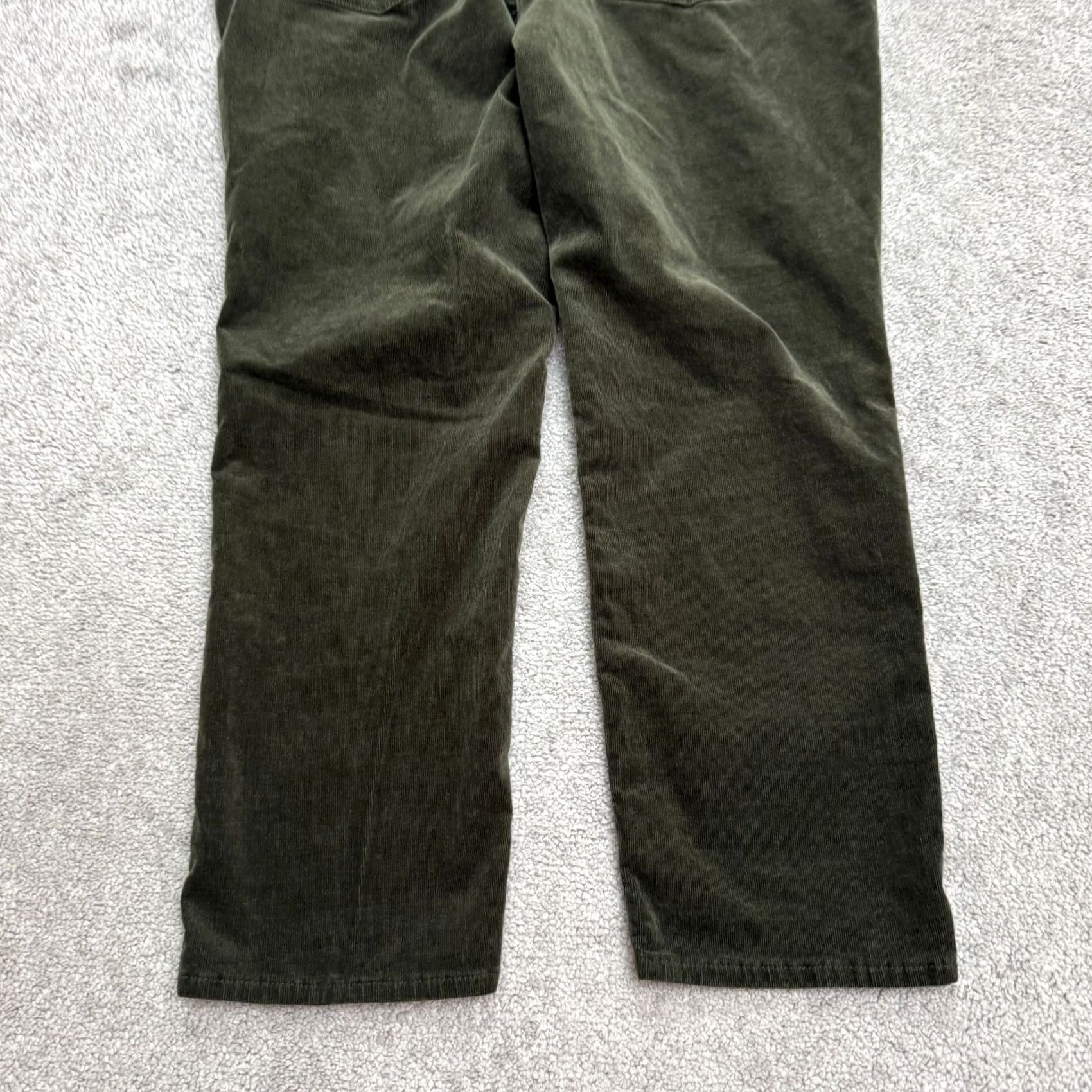 Vintage KUT From The Kloth Mom Jean Corduroy High Rise Womens Green 12P Size 34" / US 12 / IT 48 - 4 Thumbnail