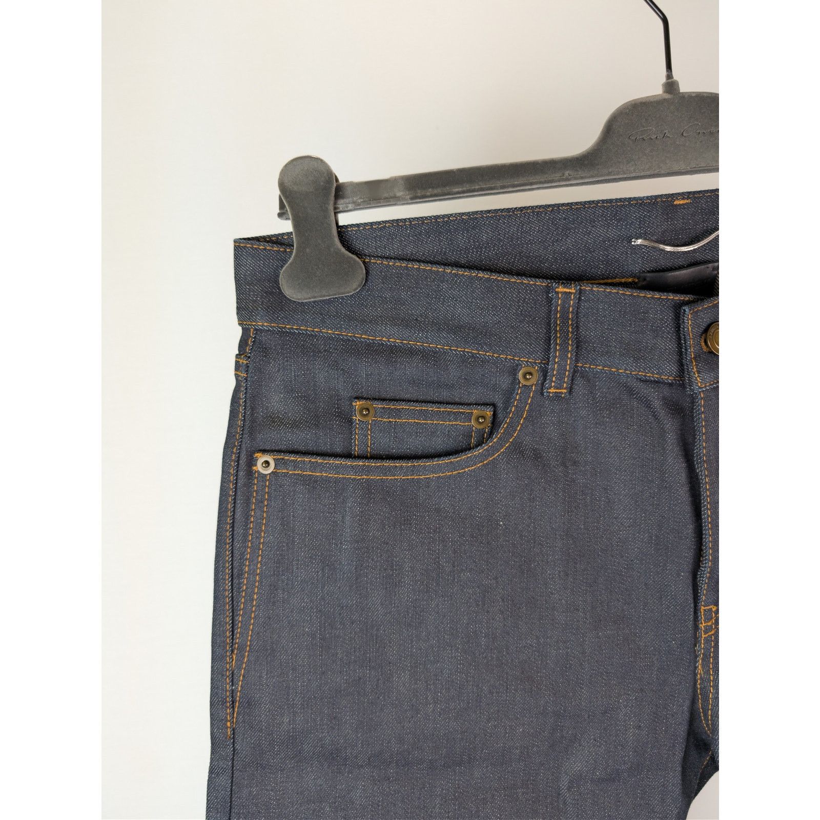 Saint Laurent Paris o1rshd1 Slim Fit Jean Denim in Indigo Raw Size US 32 / EU 48 - 6 Thumbnail
