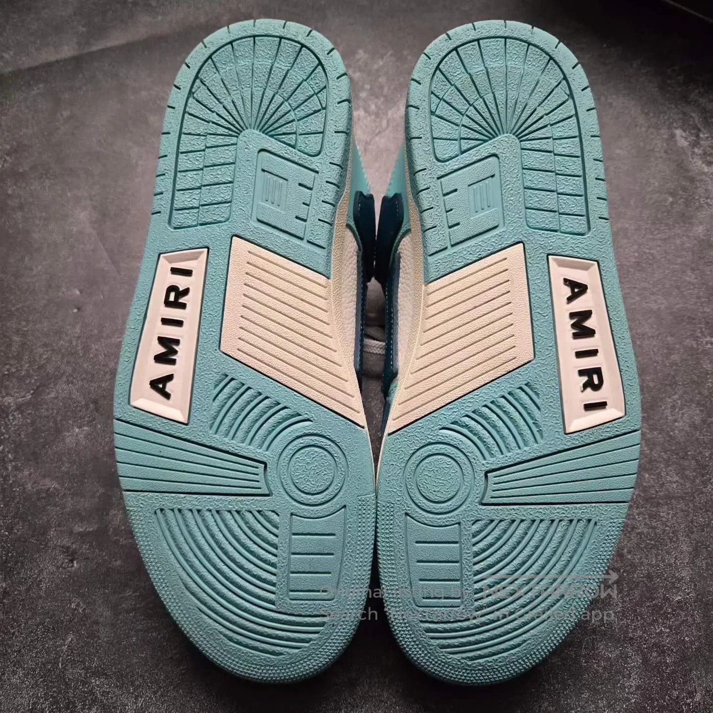 Amiri AMIRI White and Blue Bone Shoes| Size US 8 / EU 41 - 7 Thumbnail