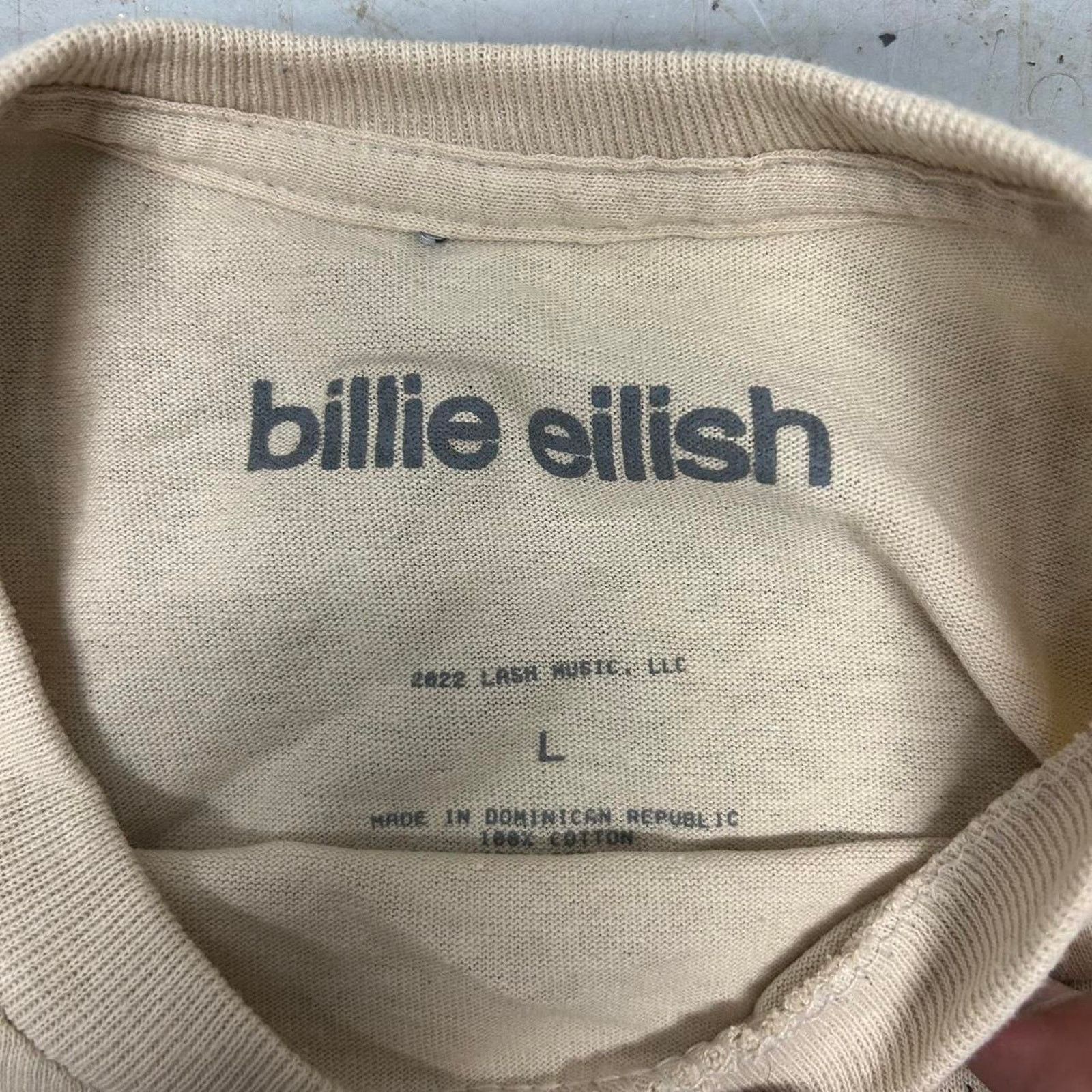 Other Billie Eilish Don't Waste The Time I Don't Have T-Shirt Size L / US 10 / IT 46 - 3 Thumbnail