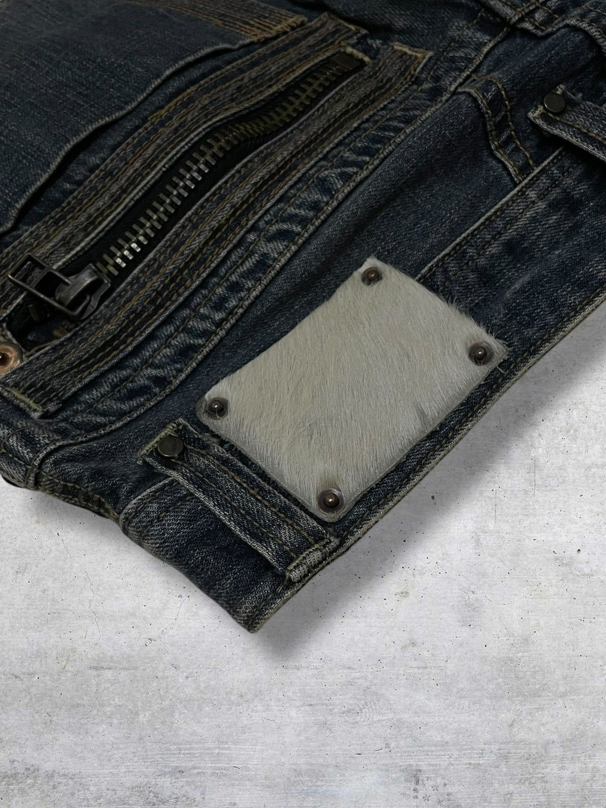 PPFM URBAN CRAFT 1990S DISTRESSED LAYERED JAPAN DESIGNER STYLE Size US 32 / EU 48 - 15 Thumbnail