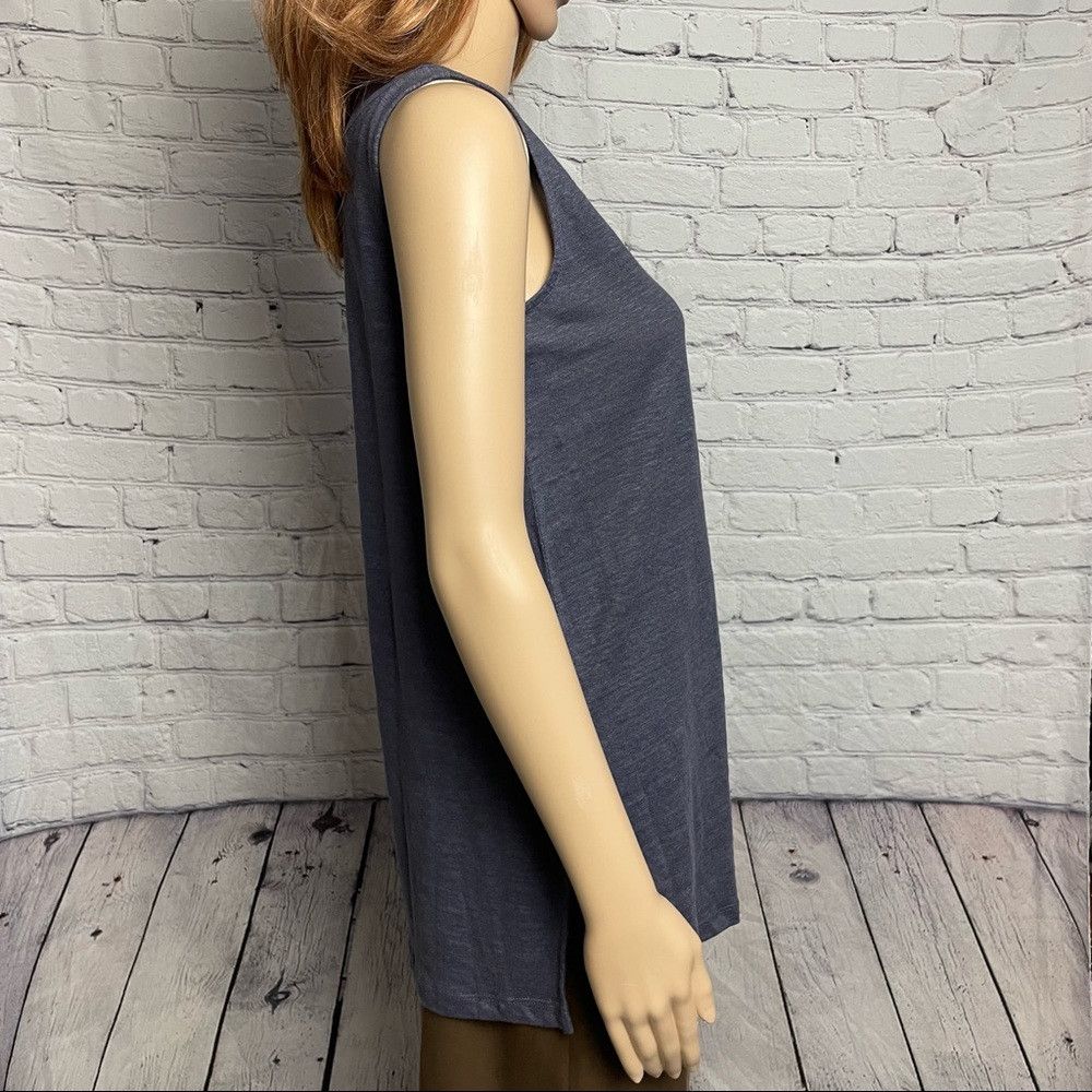 Other New Catherine Malandrino Linen Sleeveless Grey Top Size XS Size XS / US 0-2 / IT 36-38 - 4 Thumbnail