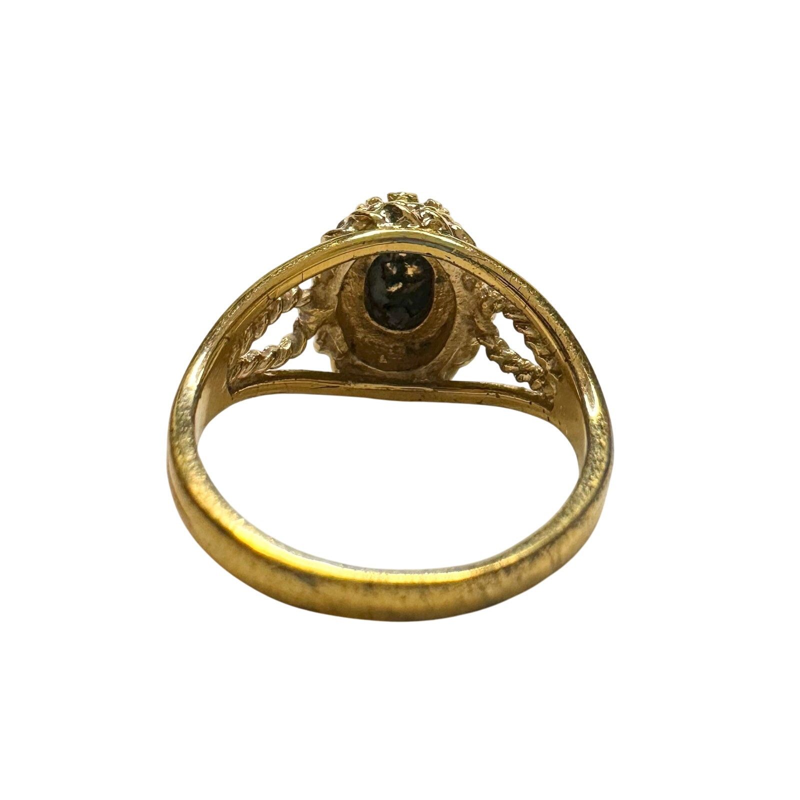Other Joseph Esposito Vtg Opal 12 Kt Gold Electroplate Ring Sz 6 Size ONE SIZE - 6 Thumbnail