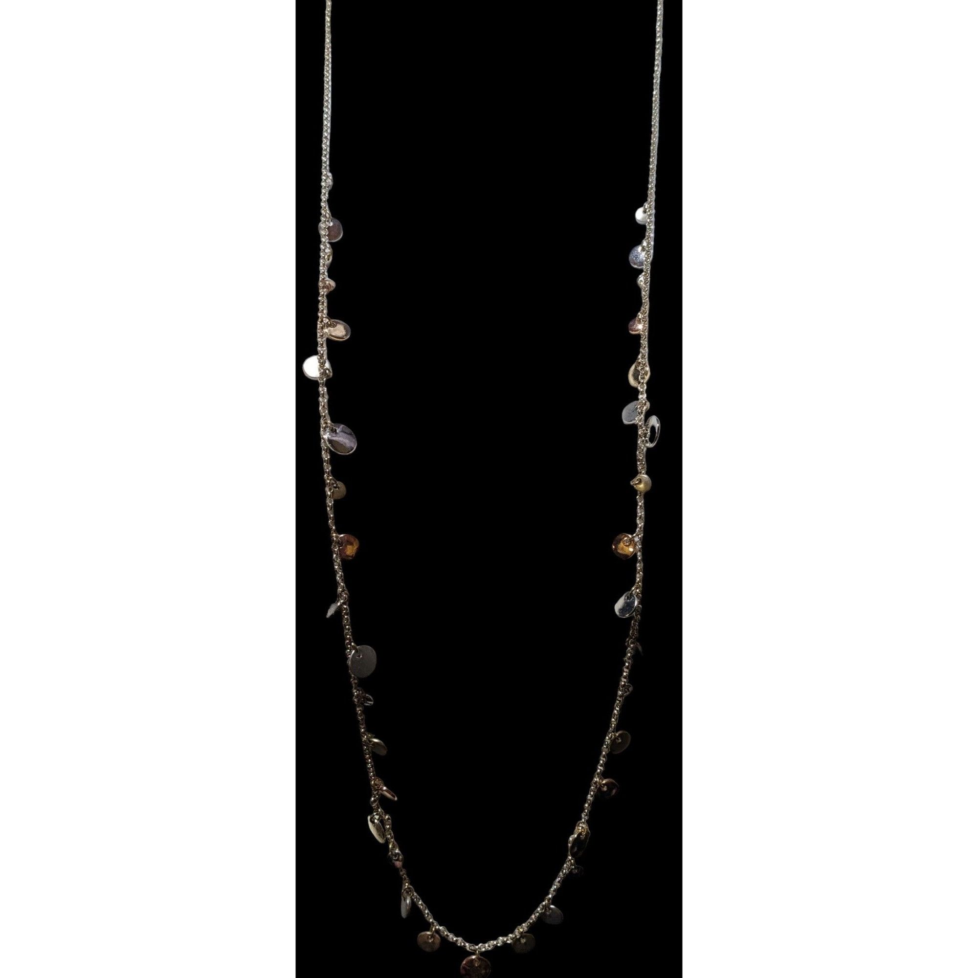 Loft Loft Minimalist Metallic Disc Charm Necklace Size ONE SIZE - 2 Thumbnail