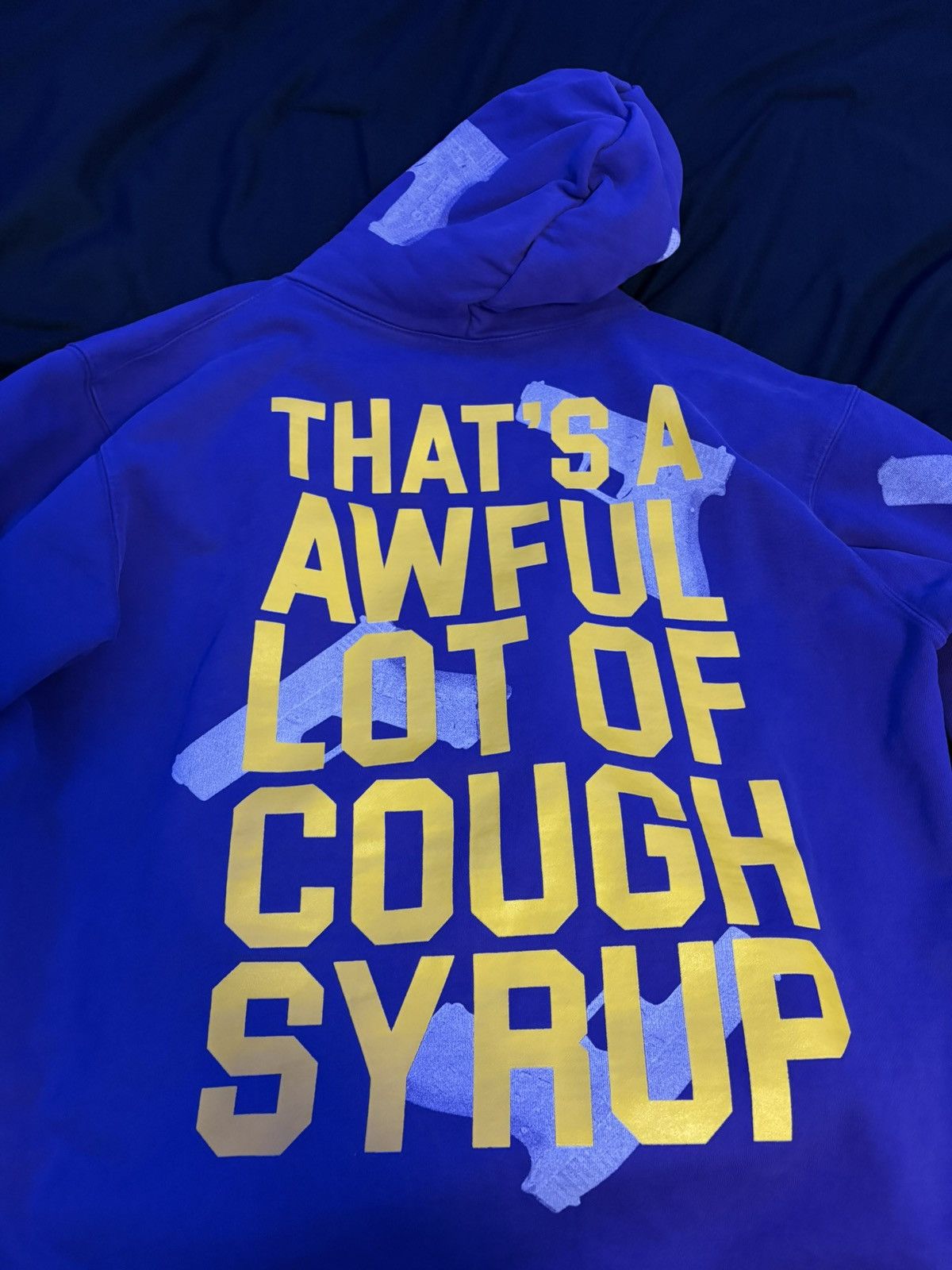 Awful Lot of Cough Syrup Awful lot of cough syrup purple glock hoodie Size US XL / EU 56 / 4 - 3 Thumbnail