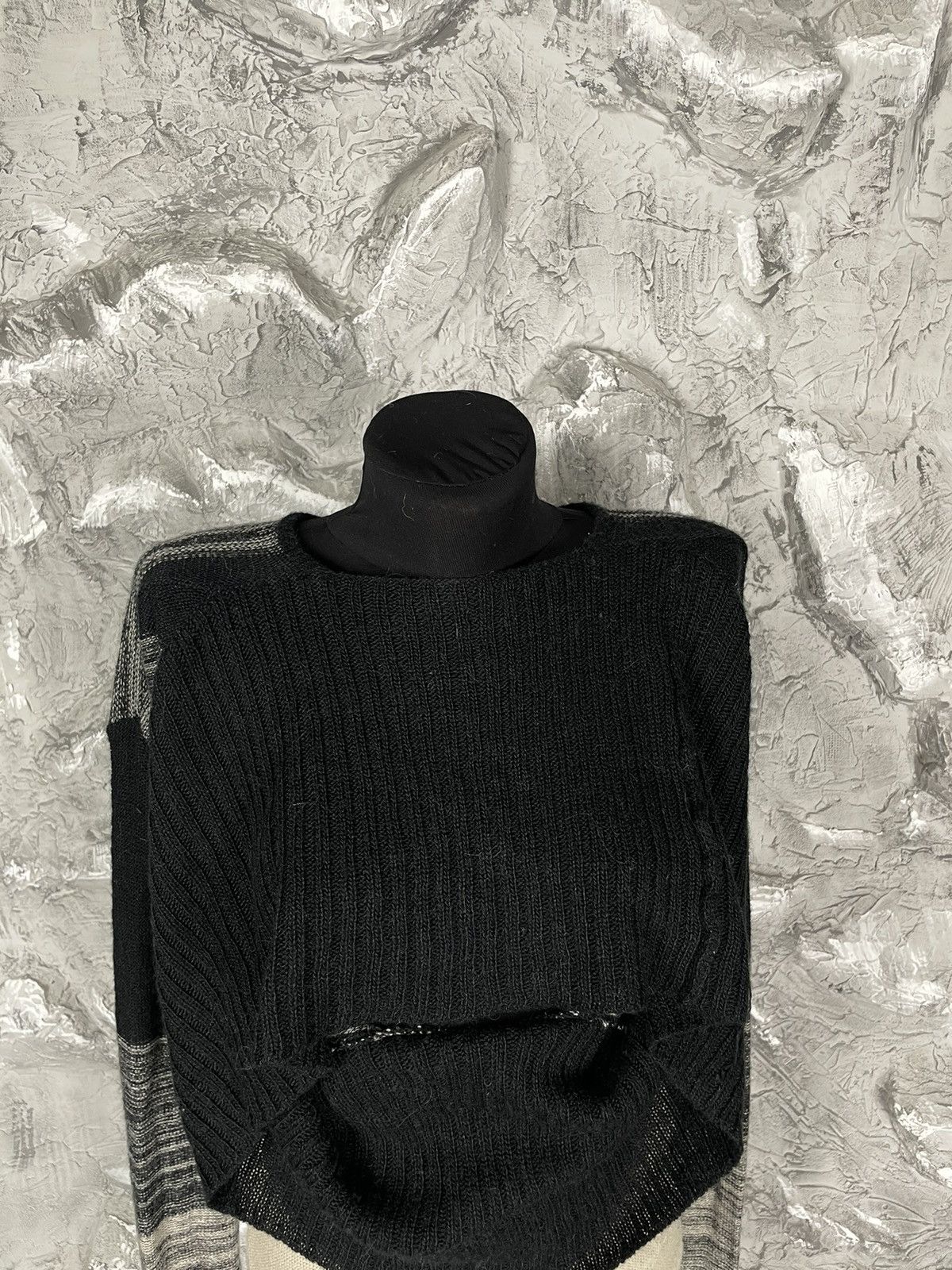 Designer × Diesel Diesel Y2K Double Neck Sweater Maison Margiela Style Size S / US 4 / IT 40 - 9 Thumbnail