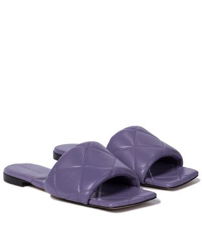 Bottega Veneta o1bcso1str0924 Rubber Lido in Purple Size US 4.5 / IT 34.5 - 2 Thumbnail