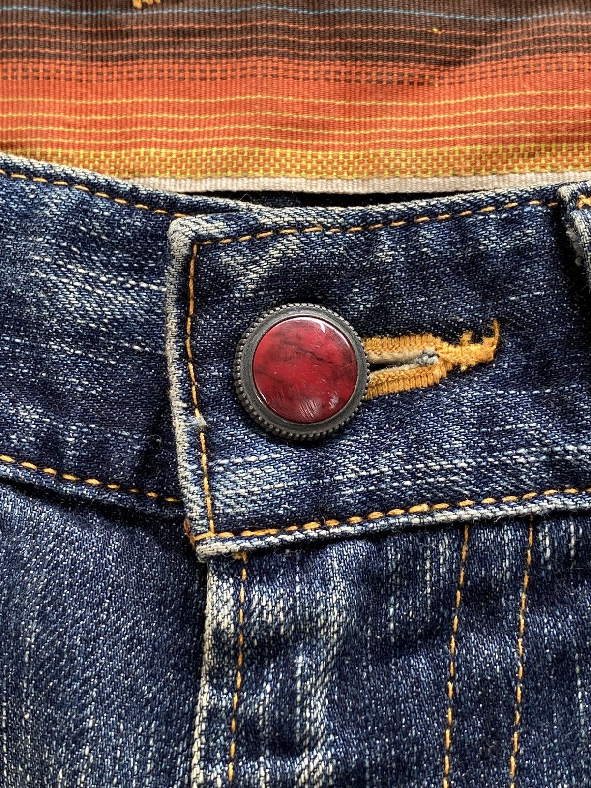 Vtg Edwin Blue Trip Flared Mud Wash Jeans 🇯🇵