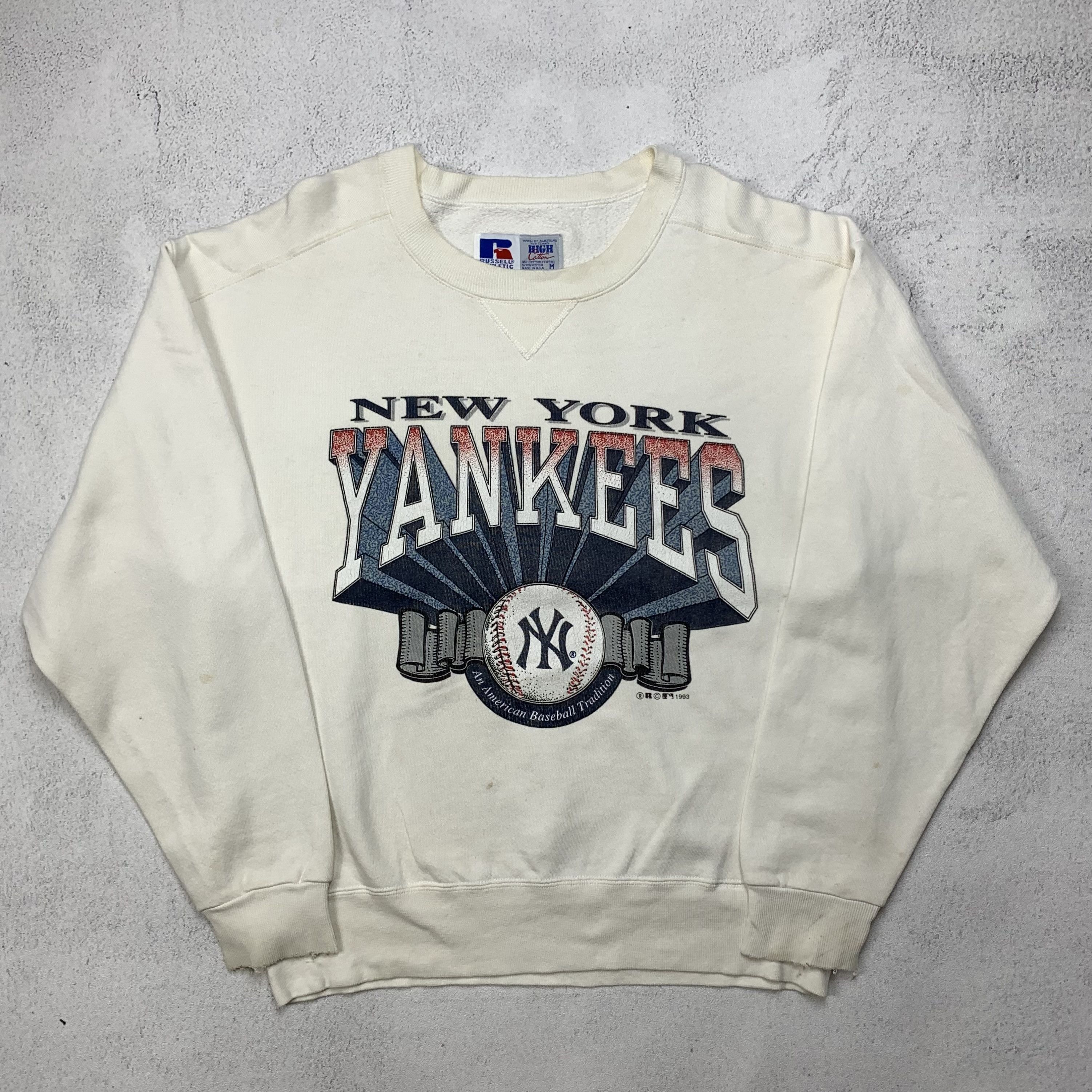 Vintage 1993 New York Yankees MLB Sweatshirt Russell