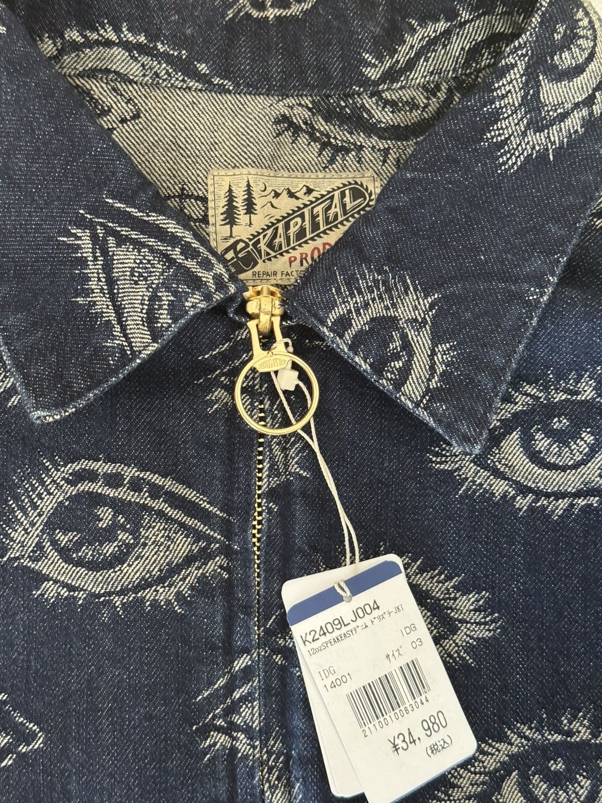 Kapital Kapital 12oz Speakeasy Denim Drizzler Indigo Jacket Size US M / EU 48-50 / 2 - 12 Thumbnail