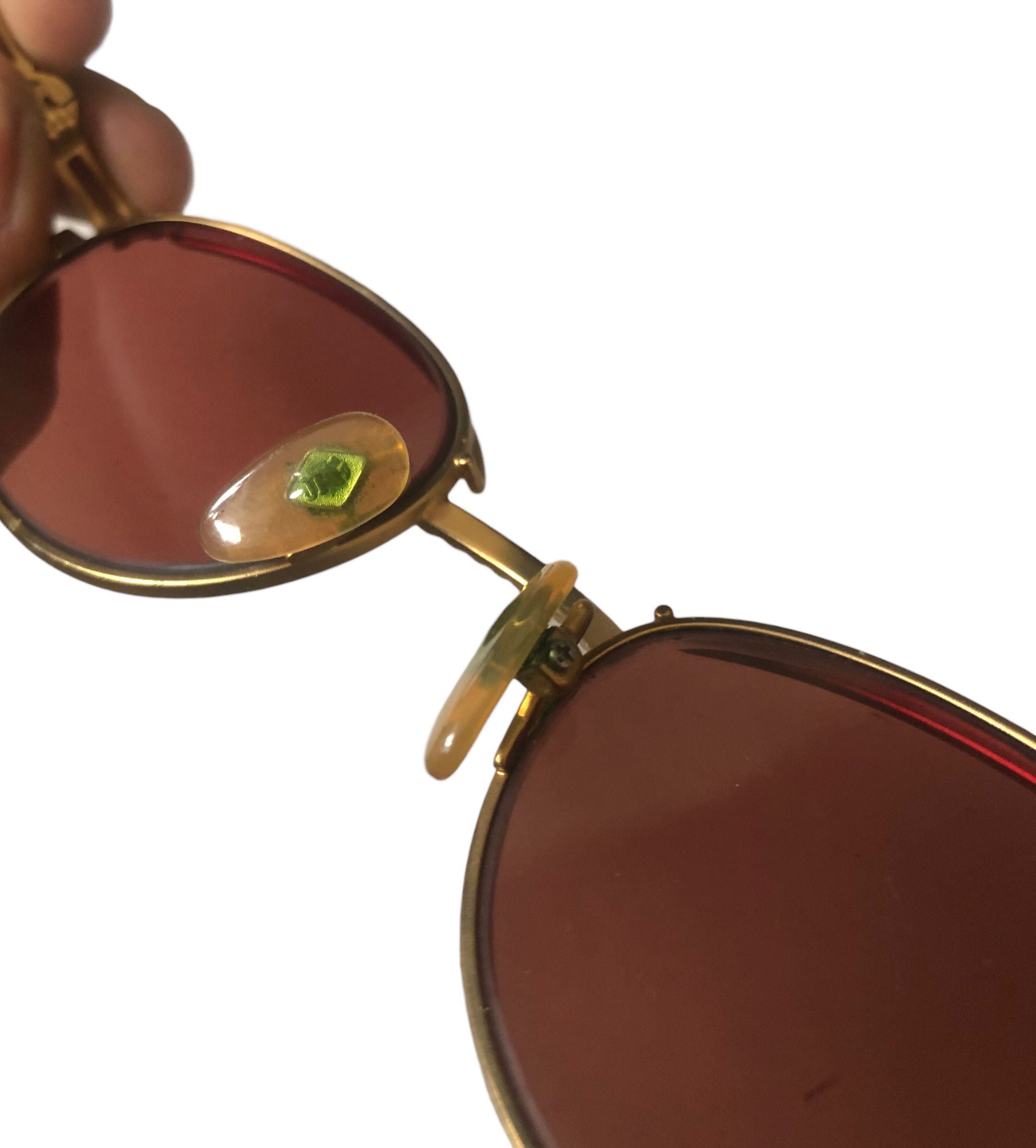 Jean Paul Gaultier 💯🔥Vintage JPG JEAN PAUL GAULTIER 58-6104 Gold Sunglasses Size ONE SIZE - 12 Thumbnail