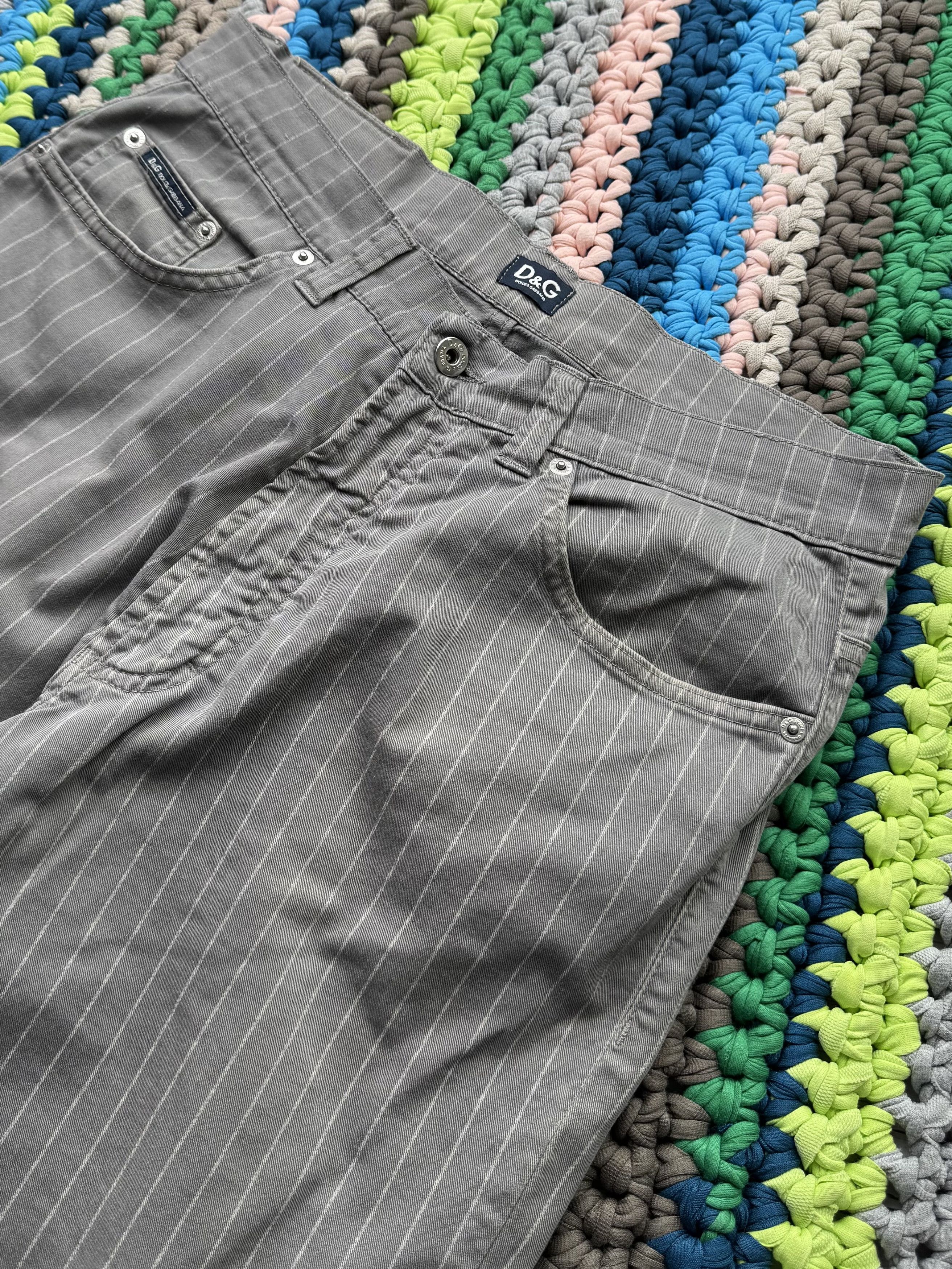 Dolce & Gabbana Dolce&Gabbana Vintage Striped Pants (V83) Size US 34 / EU 50 - 5 Thumbnail