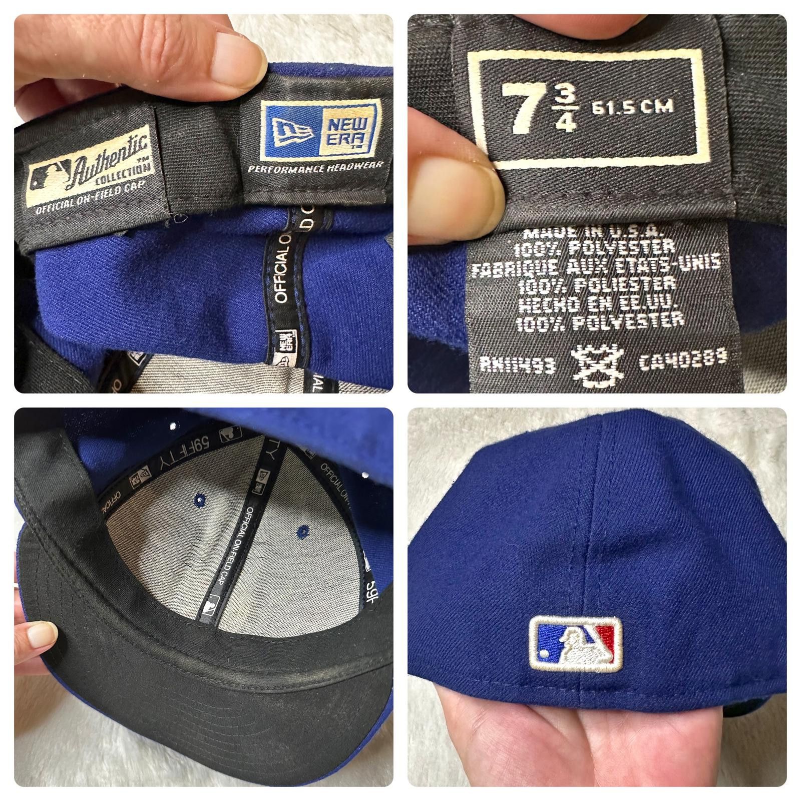 New Era × Vintage Vintage New Era Chicago Cubs Fitted Hat 7 3/4 MLB Baseball Size ONE SIZE - 8 Thumbnail